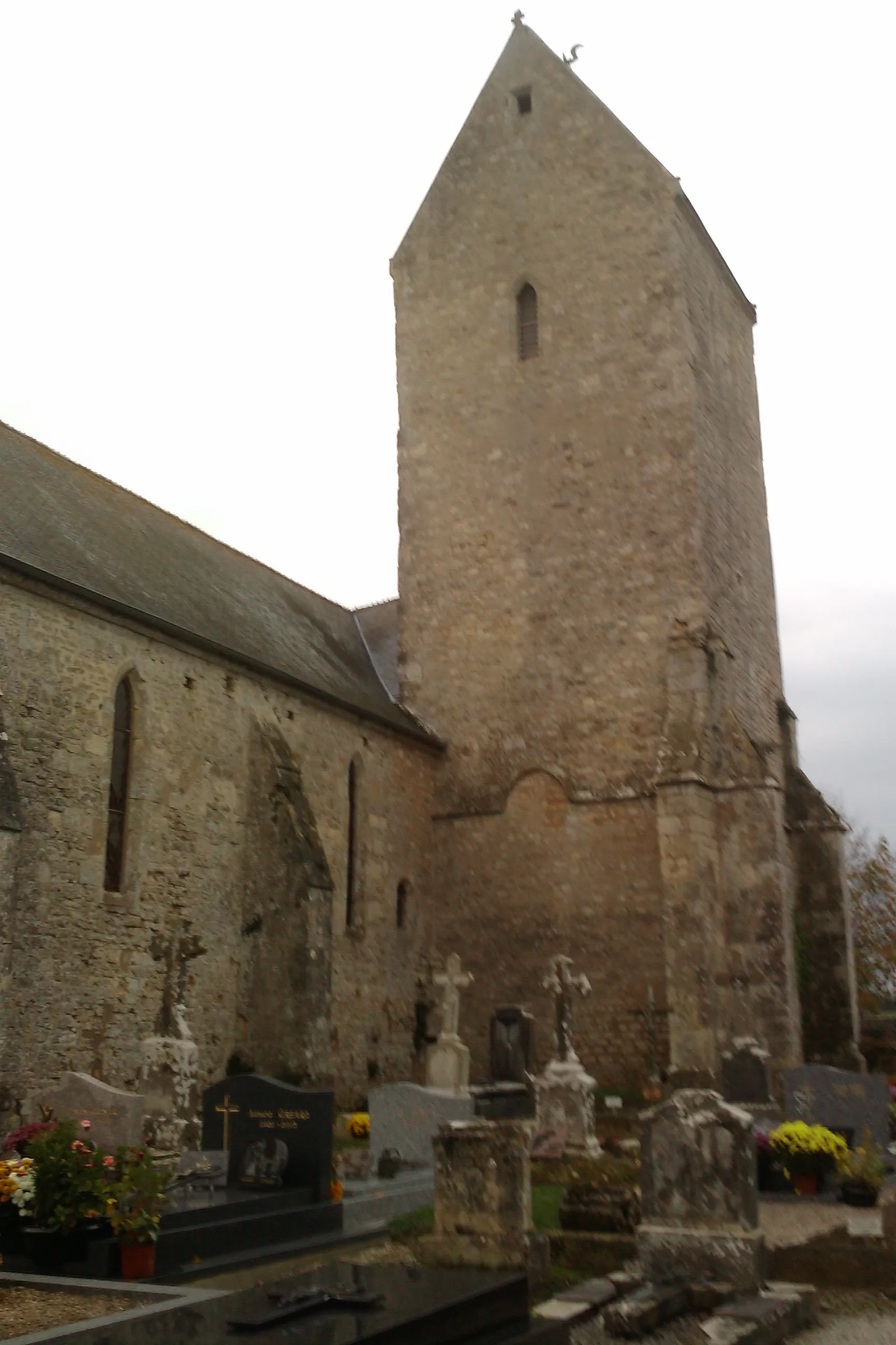 Photo showing: Église Saint-Ermeland de fr:Gourbesville