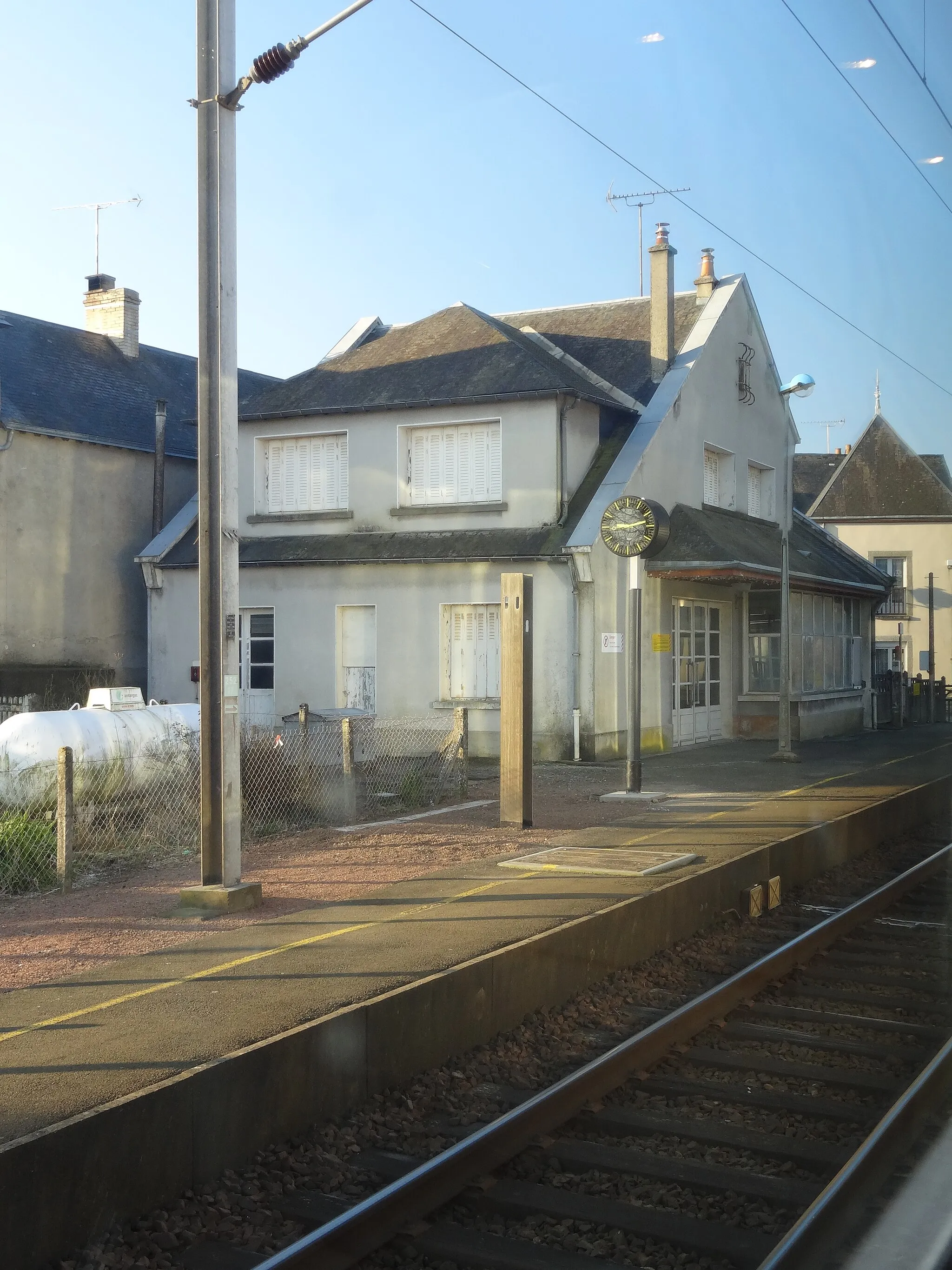 Photo showing: Gare de Rouessé-Vassé