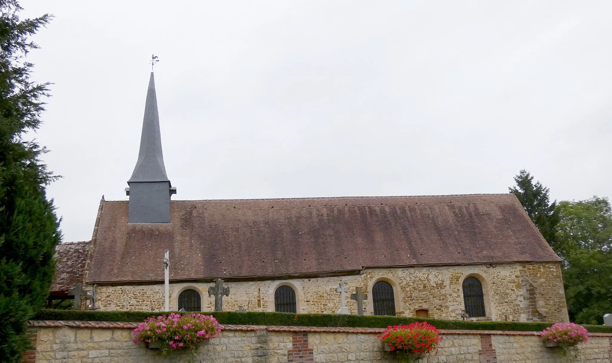 Photo showing: Résenlieu (Normandie, France). L'église Notre-Dame.