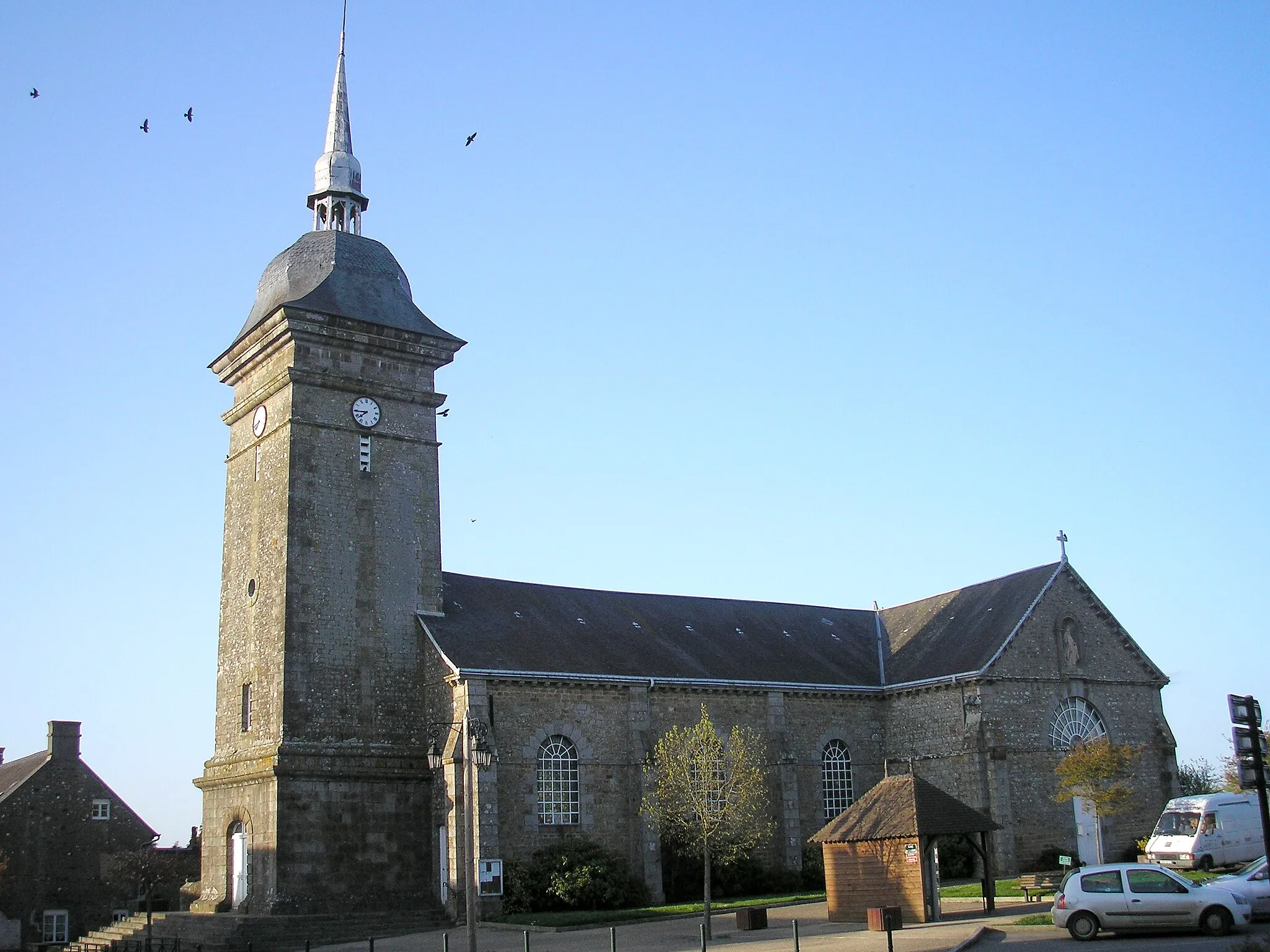 Photo showing: Saint-Bômer-les-Forges (Normandie, France). L'église Saint-Bômer.