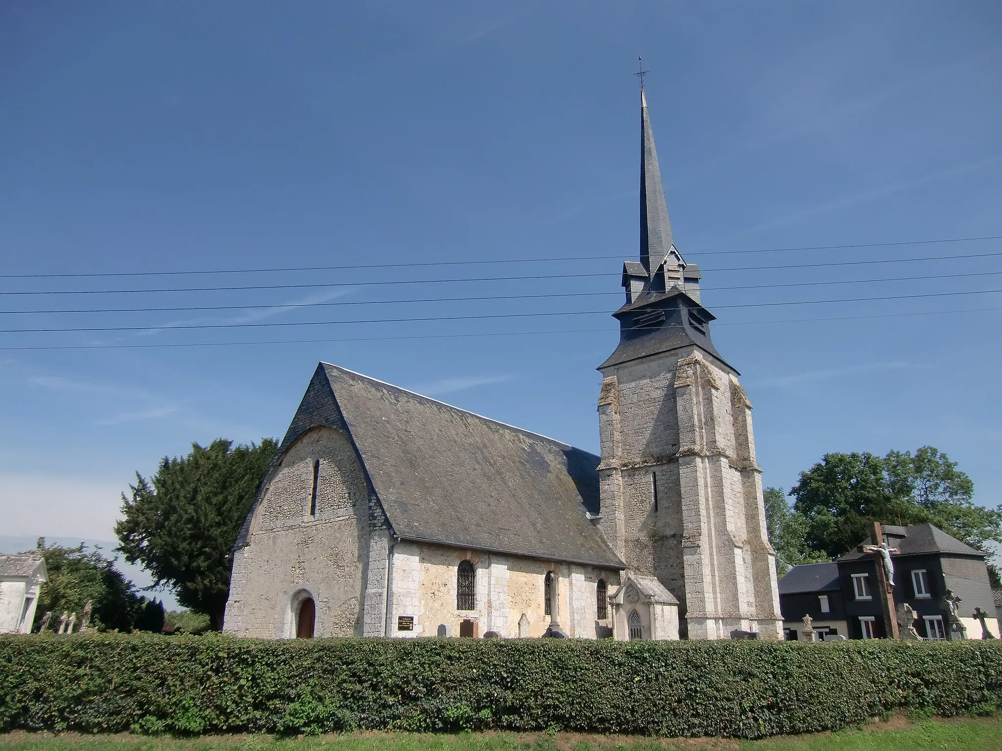 Photo showing: Église paroissiale de La Lande-Saint-Léger (Eure, Normandie, France)