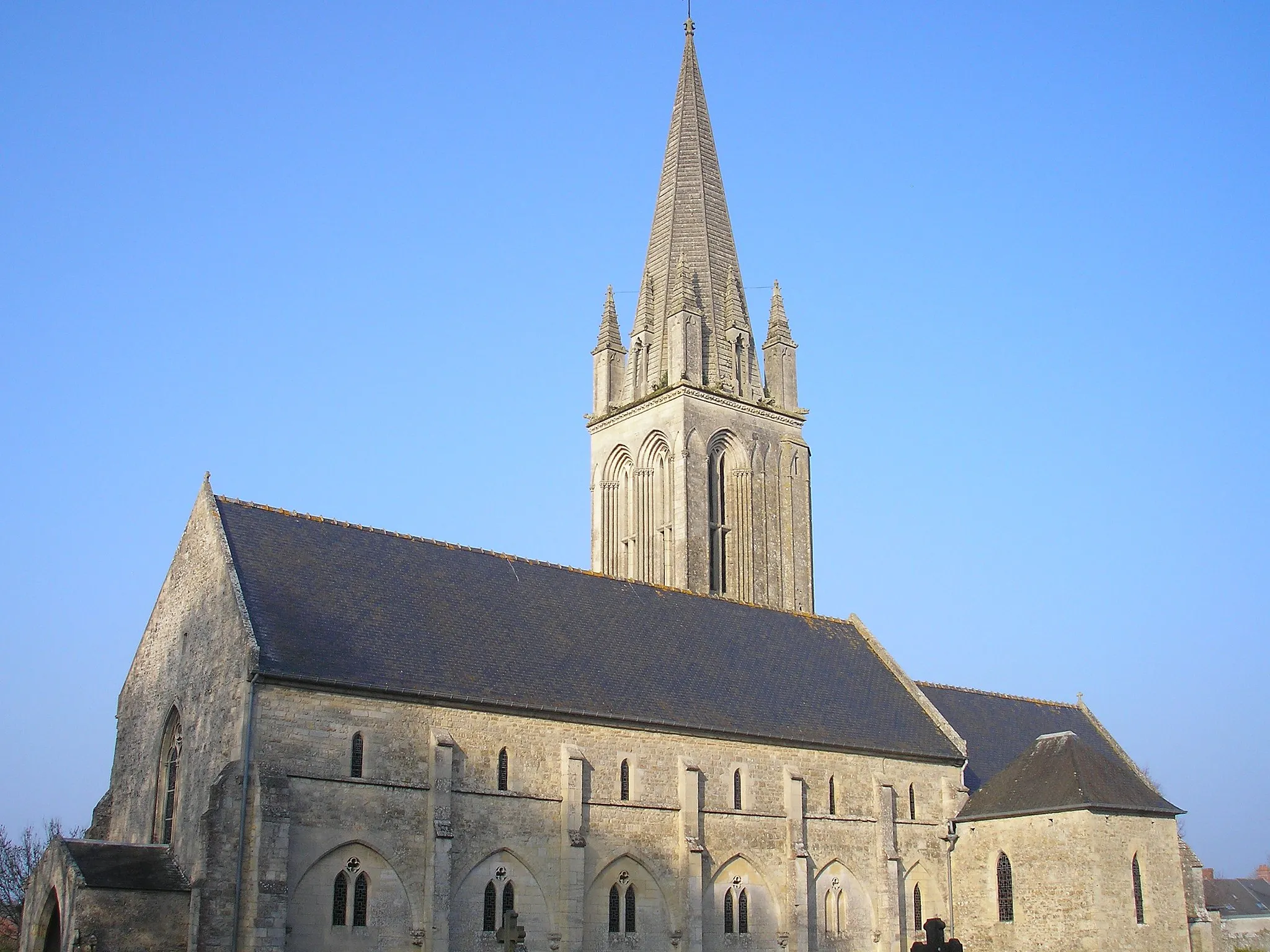 Photo showing: Vierville-sur-Mer (Normandie, France). L'église Saint-André.