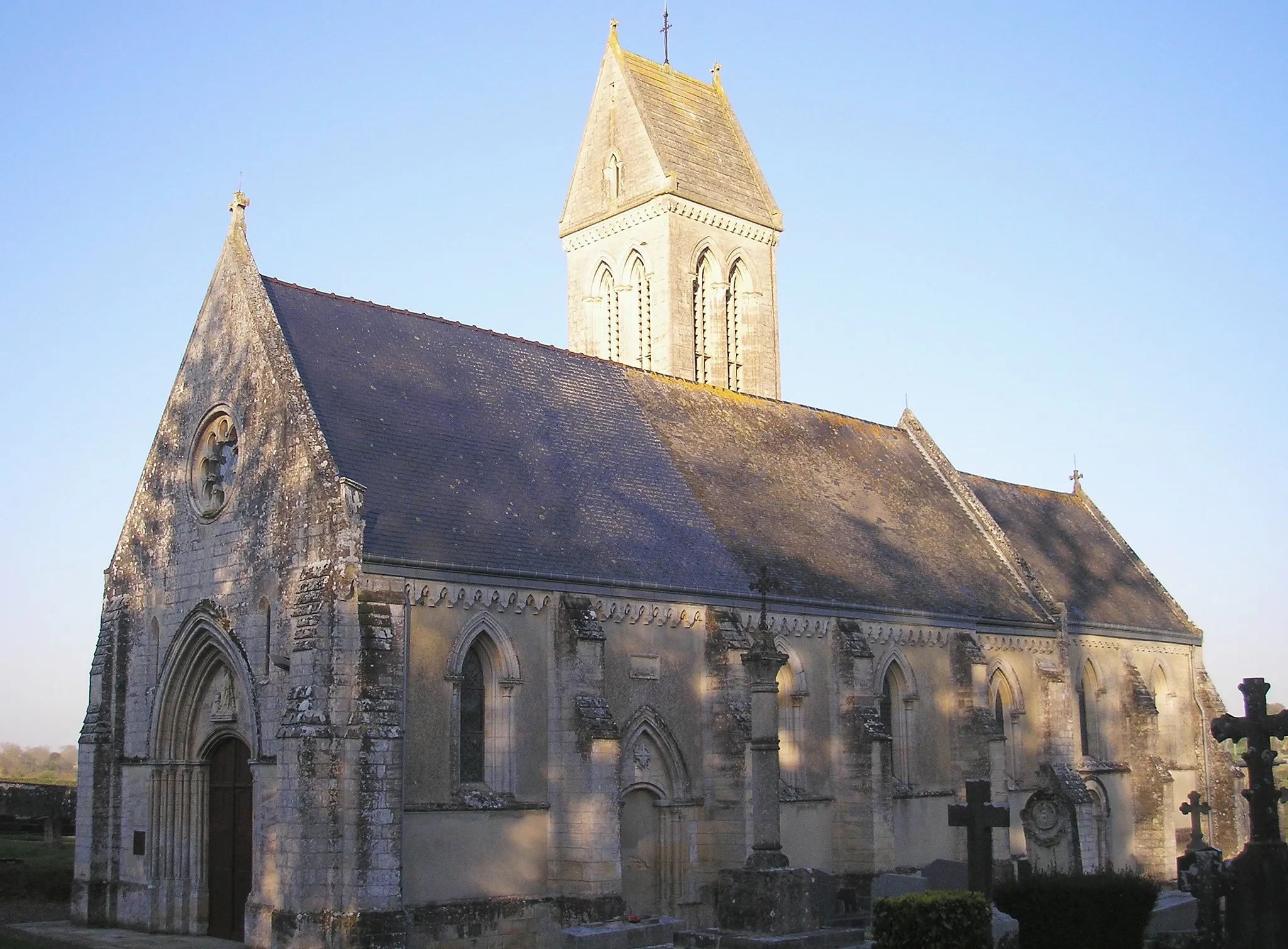 Photo showing: Barbeville (Normandie, France). L'église Saint-Martin.