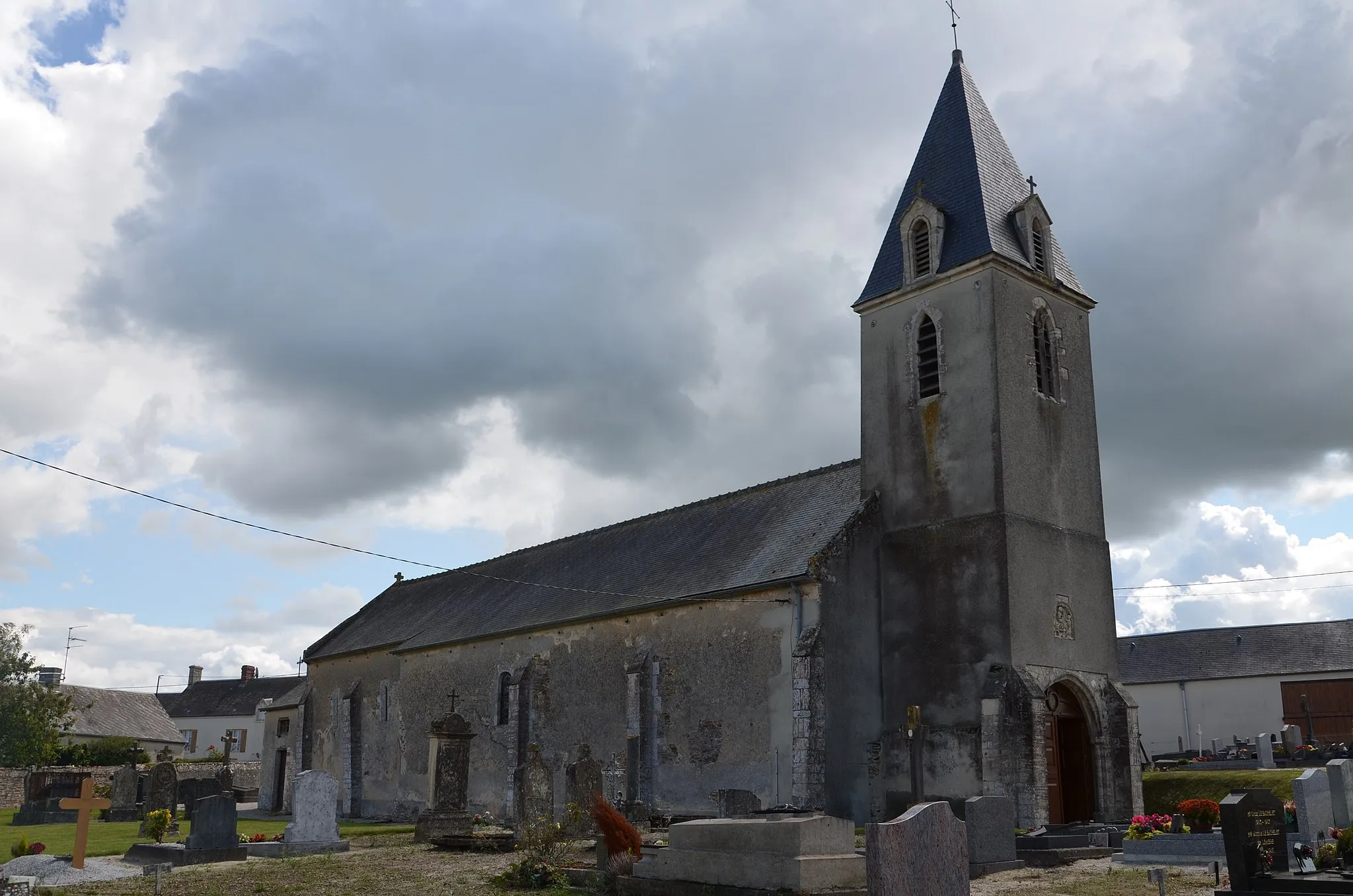 Photo showing: Église Saint-Martin de Tournières.