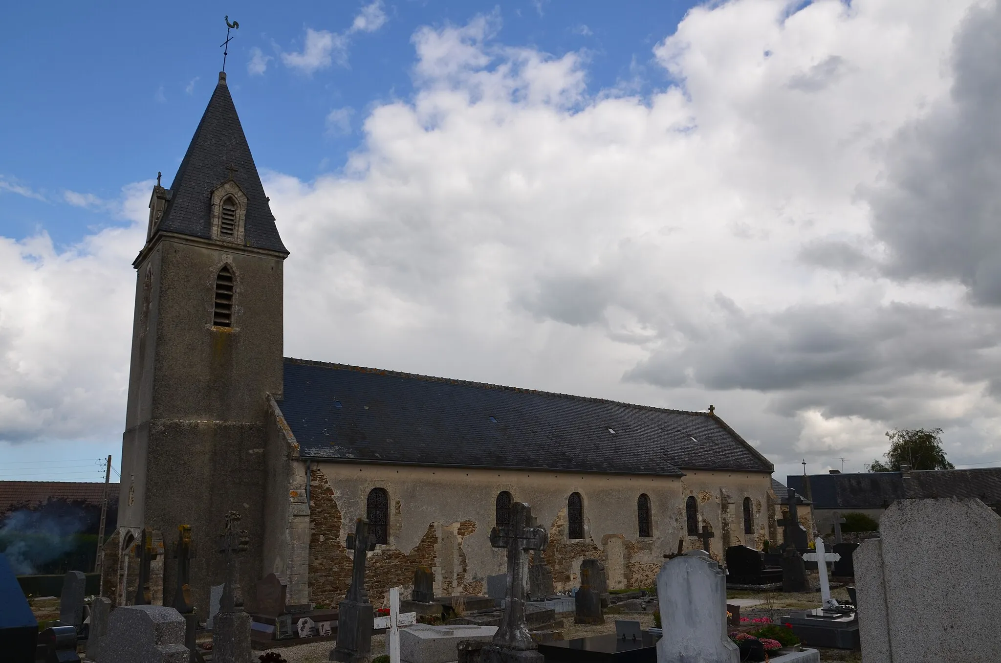 Photo showing: Église Saint-Martin de Tournières.