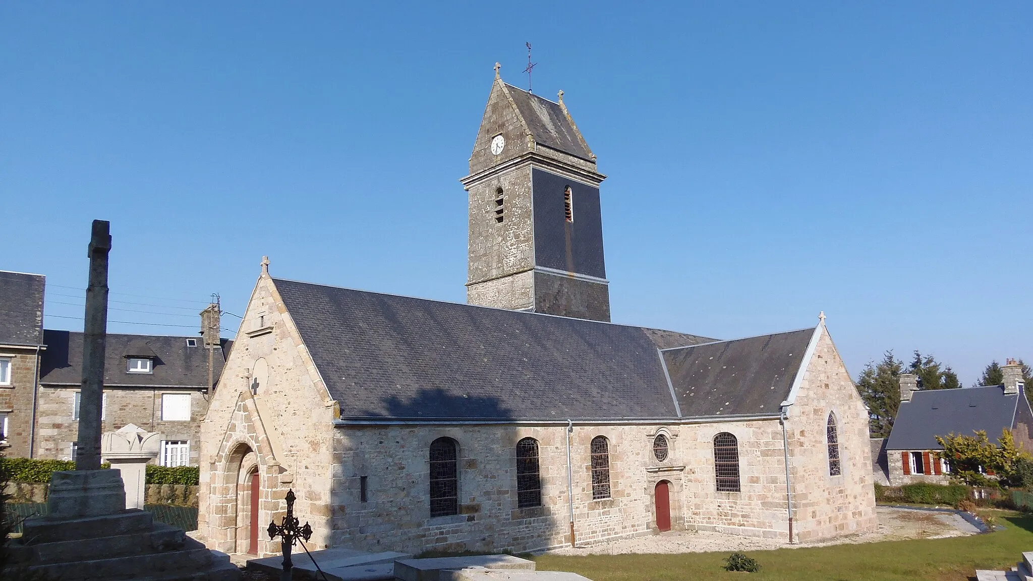 Photo showing: Champ-du-Boult (Normandie, France). L'église Notre-Dame.