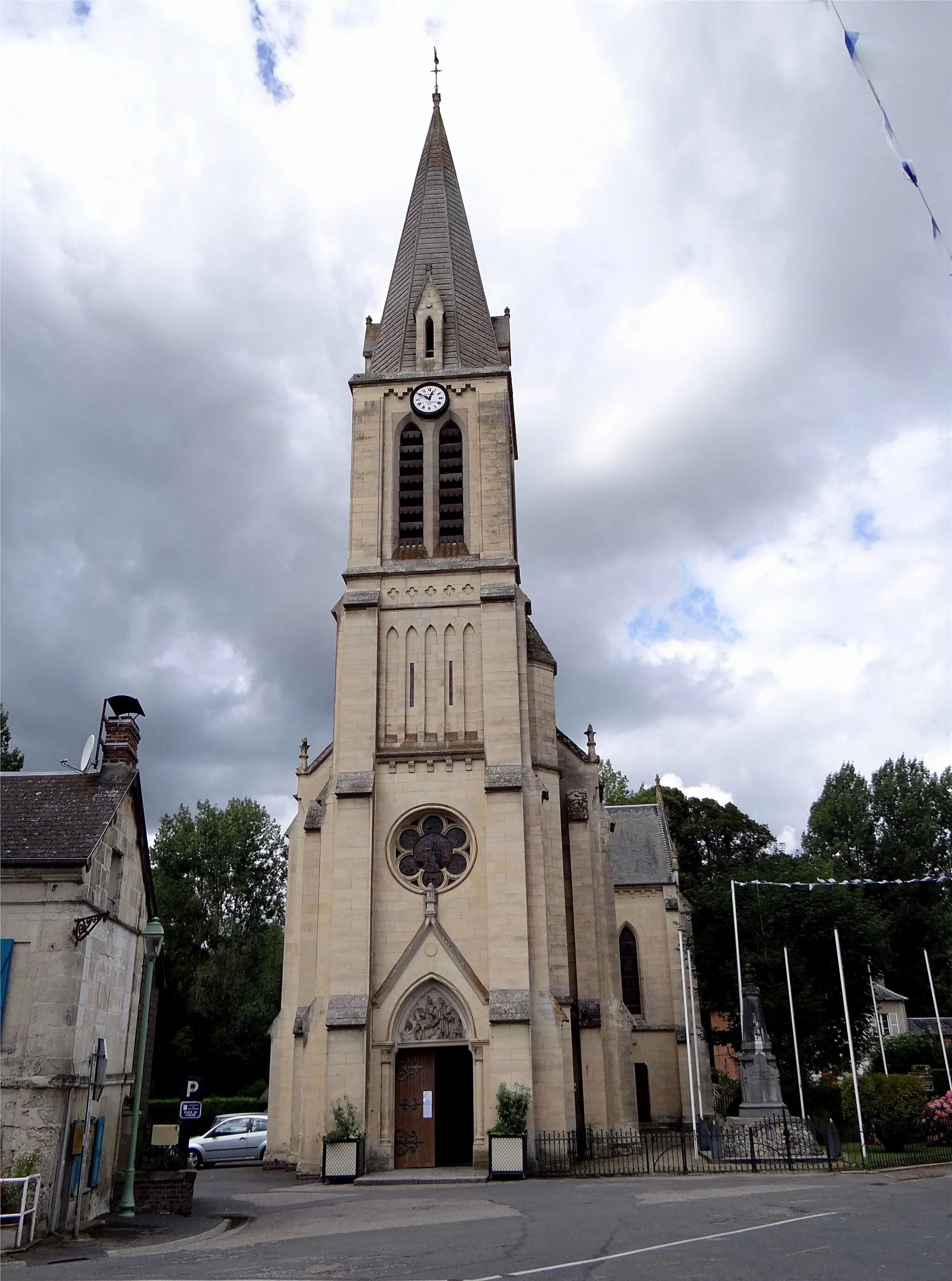 Photo showing: Church of St. Martin (nineteenth century), Bonnebosq, Calvados, France.