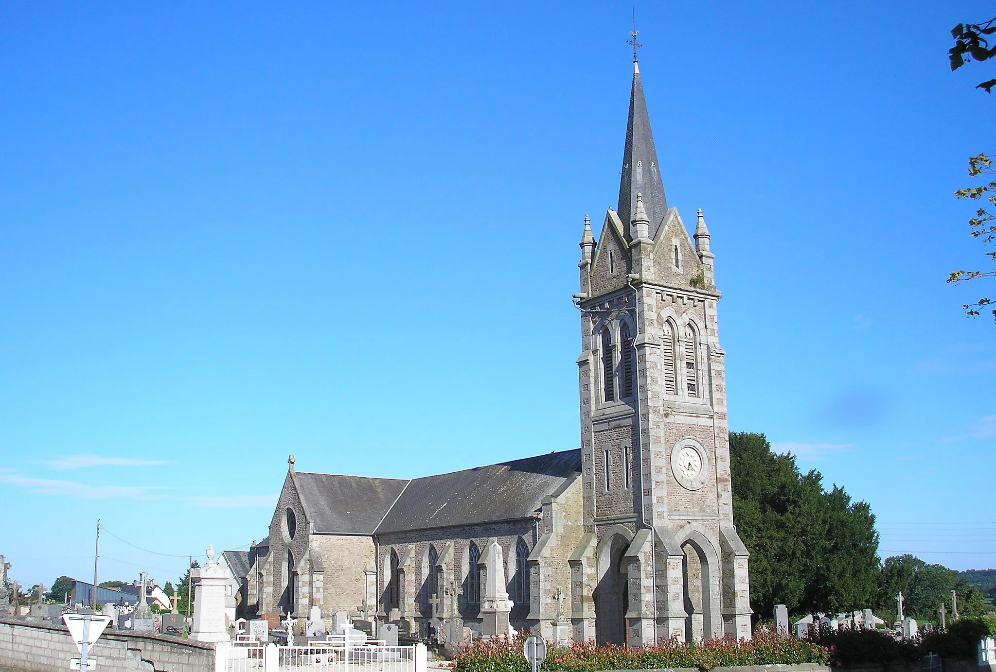 Photo showing: Estry (Normandie, France). L'église Notre-Dame.