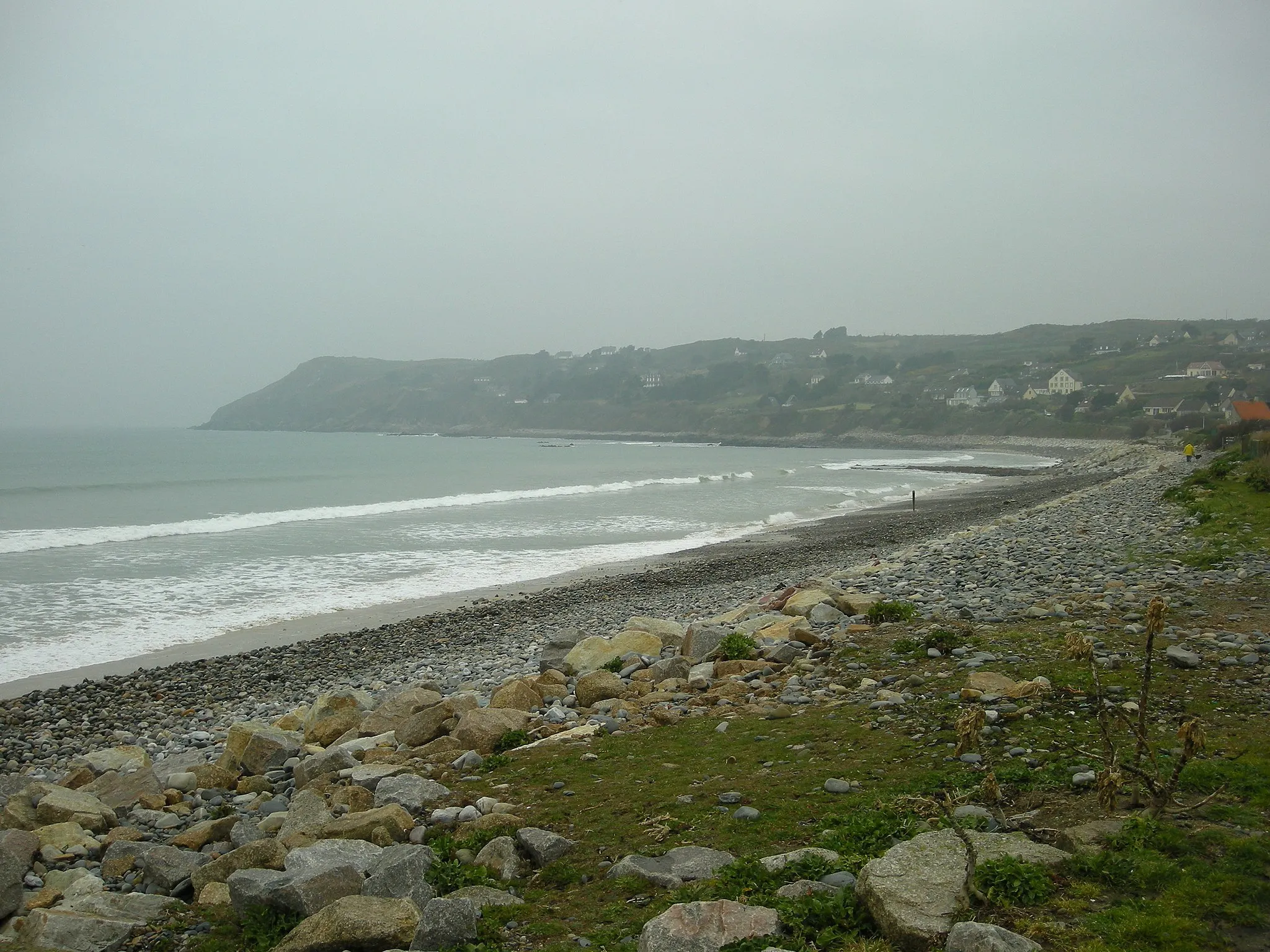 Photo showing: L'Anse du Sciotot sur la commune des Pieux (département de la Manche)