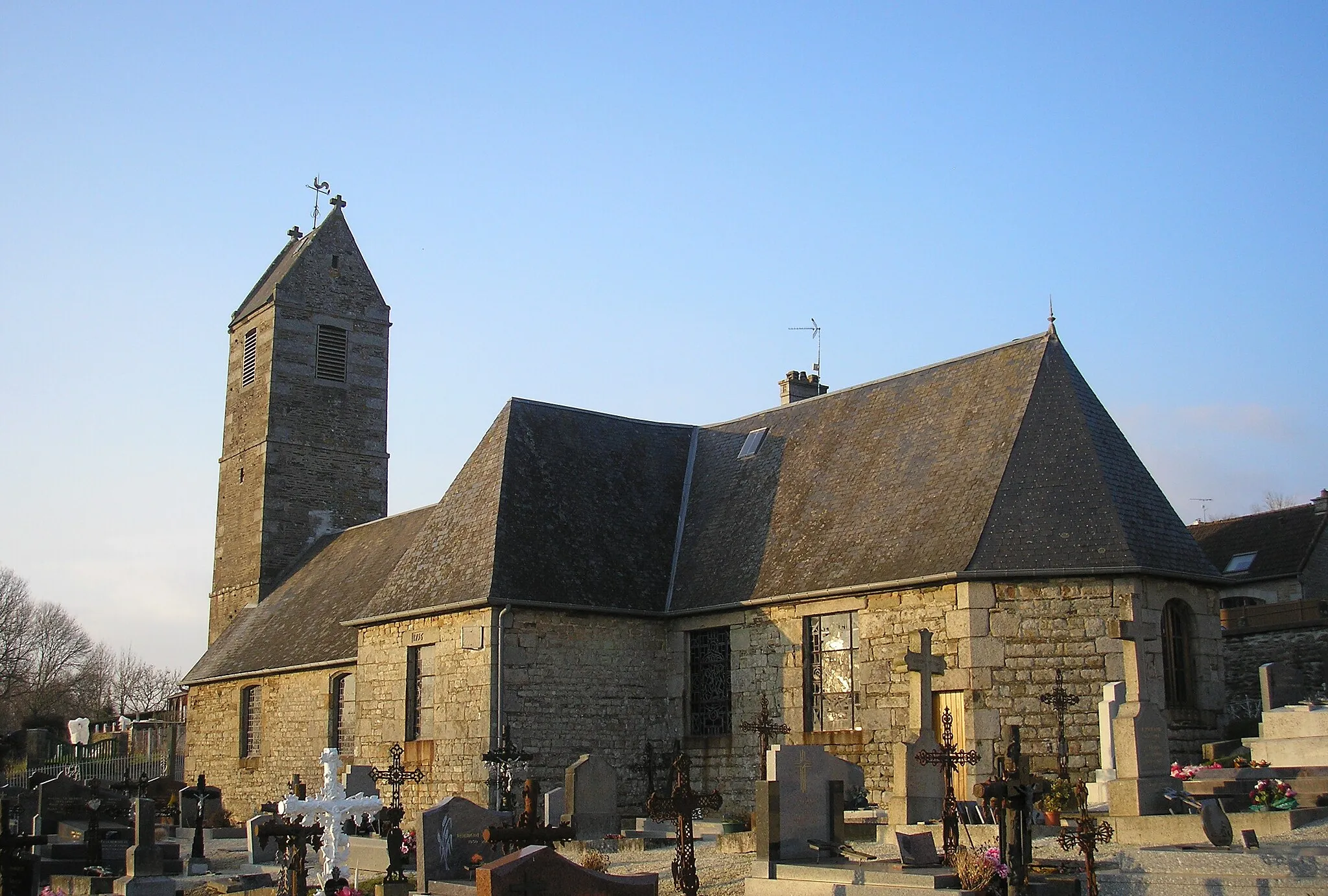 Photo showing: Brouains (Normandie, France). L'église Notre-Dame.