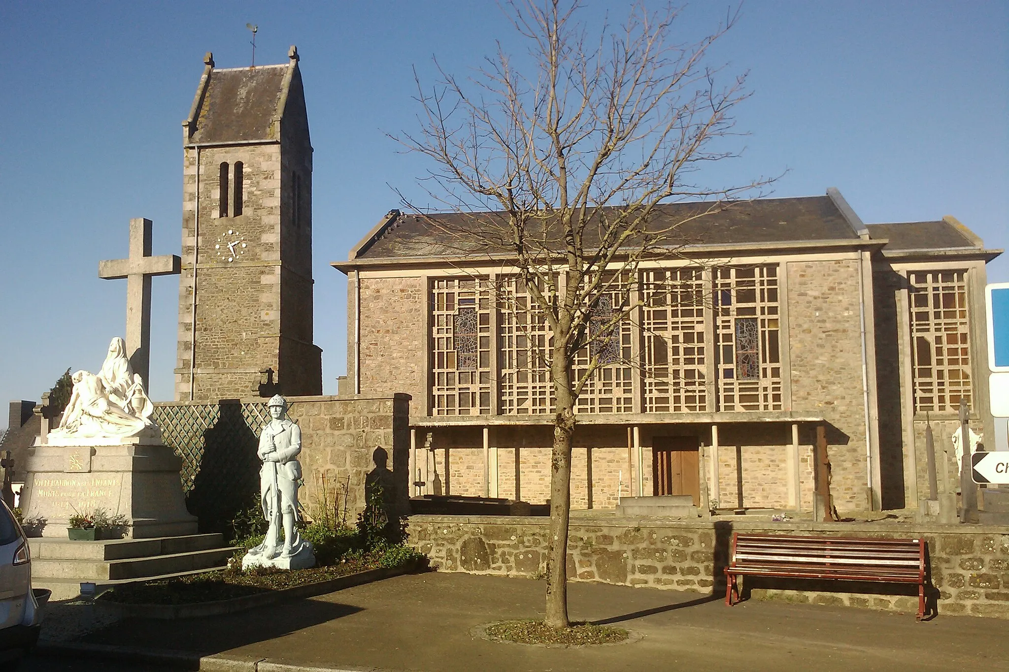 Photo showing: Église Sainte-Anne de fr:Villebaudon