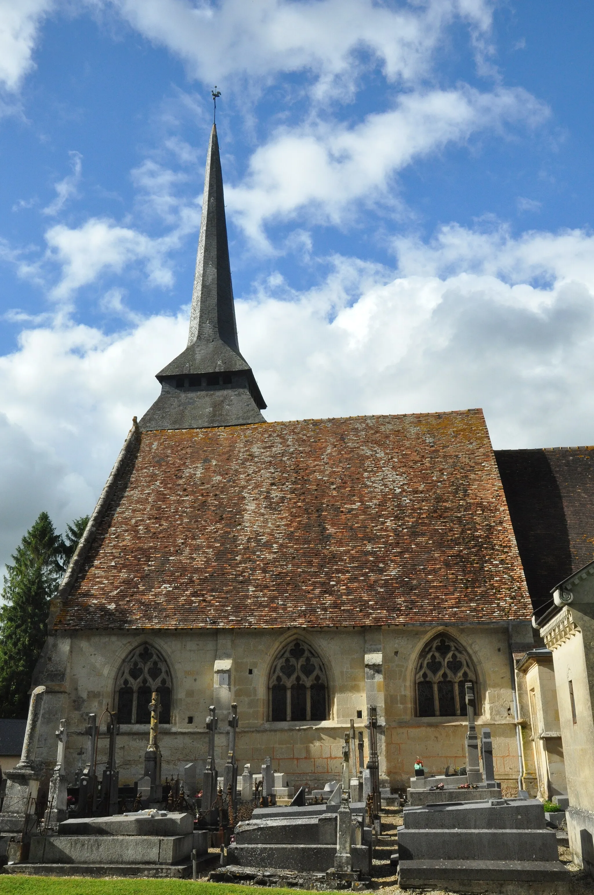 Photo showing: Church of Manerbe (France, Normandy)
