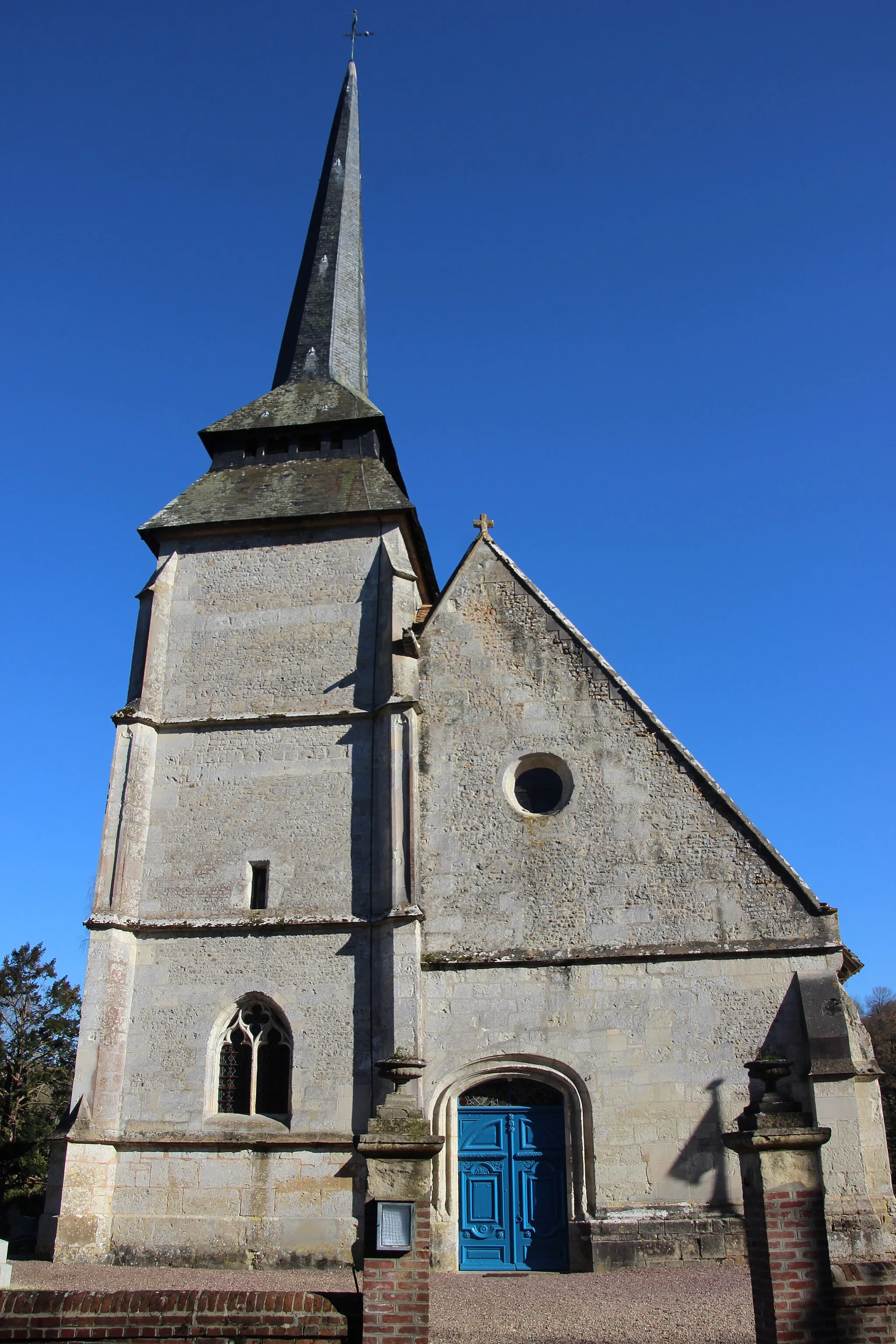 Photo showing: Église Saint-Jean-Baptiste de Manerbe