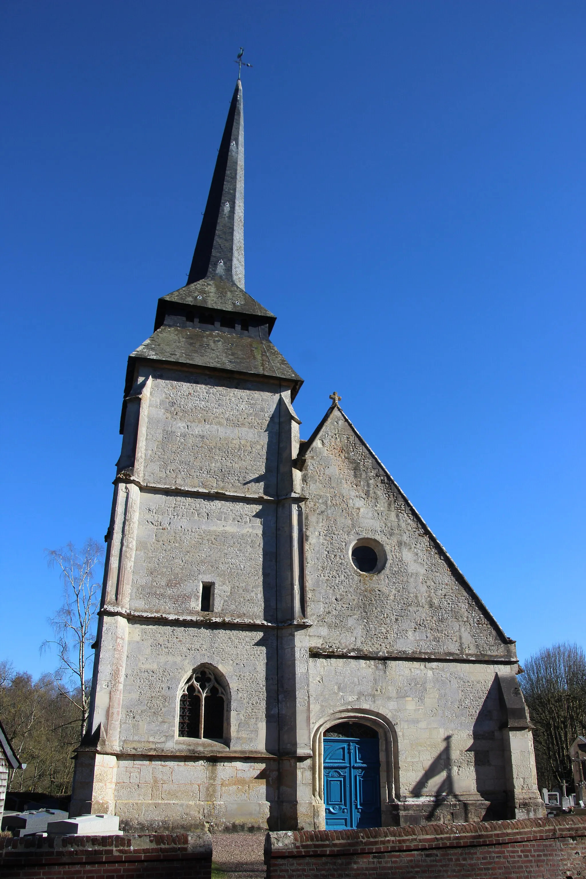 Photo showing: Église Saint-Jean-Baptiste de Manerbe
