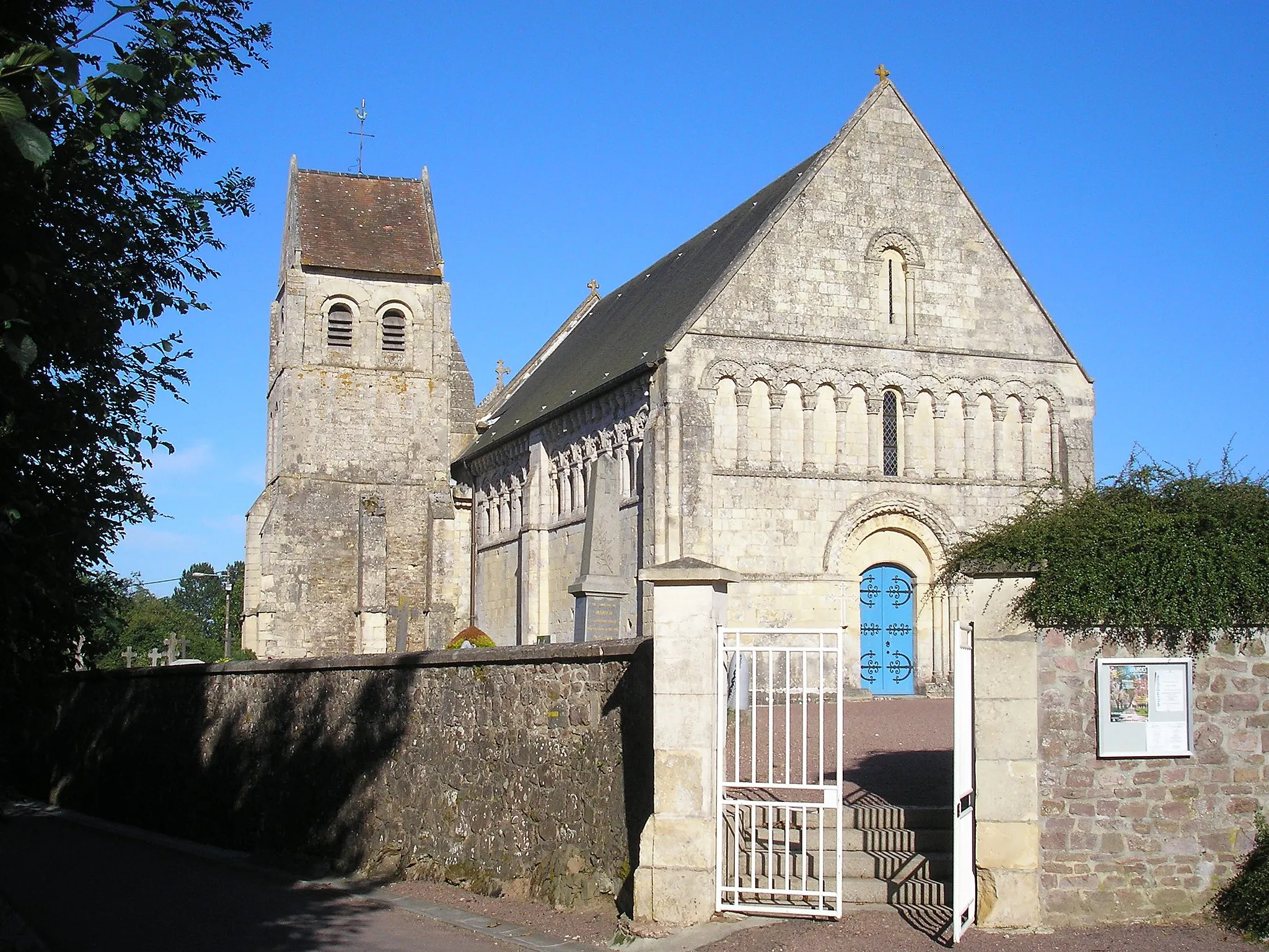 Photo showing: Mouen (Normandie, France). L'église Saint-Malo.