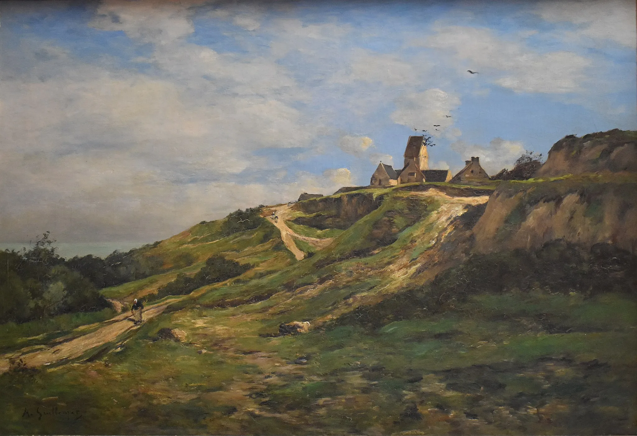 Photo showing: Paysage breton par Antoine Guillemet. N° inv : 924.015, Musée Petiet de Limoux.