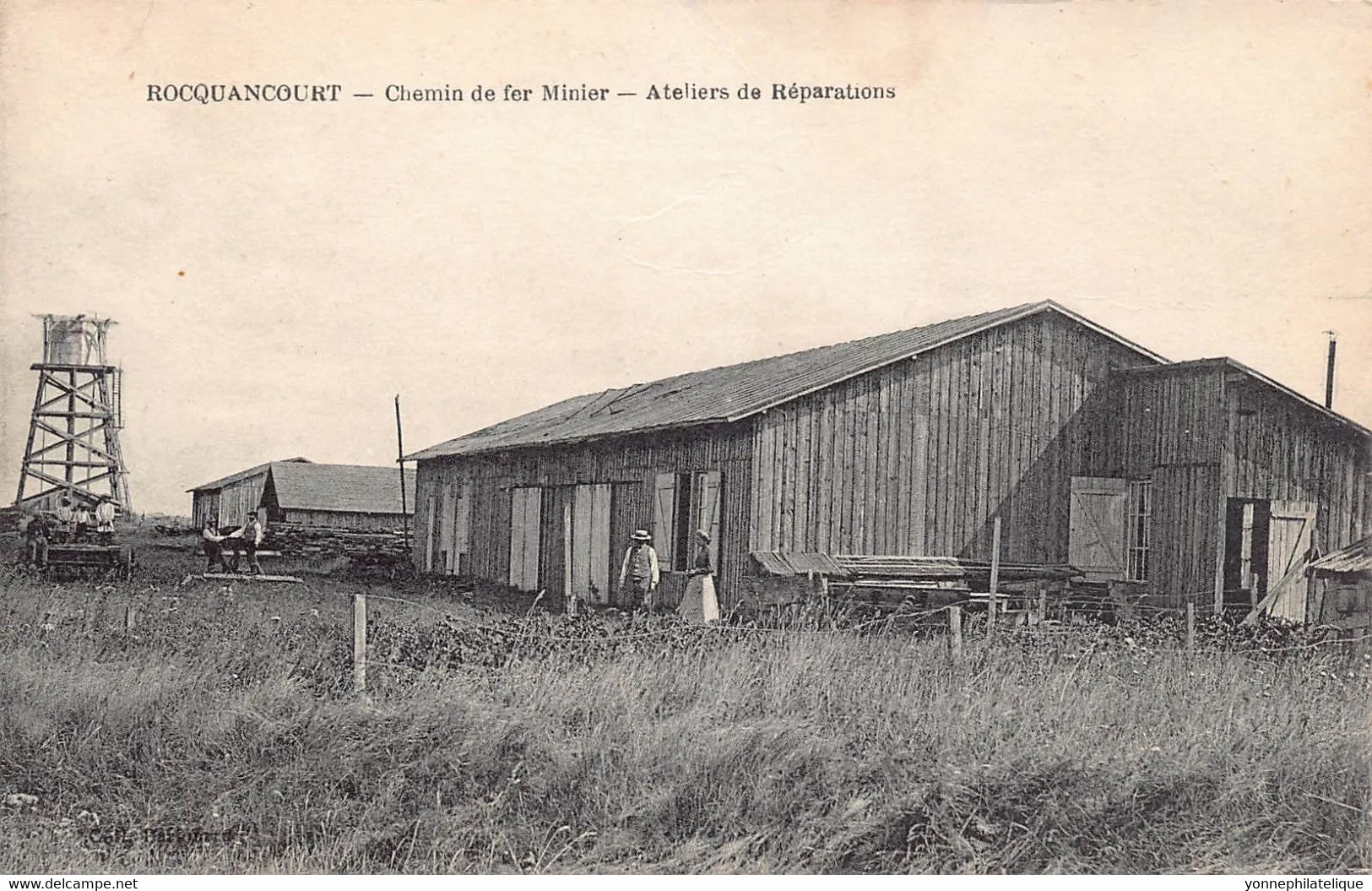 Photo showing: Rocquancourt - Chemin de fer Minier - Ateliers de Reparations