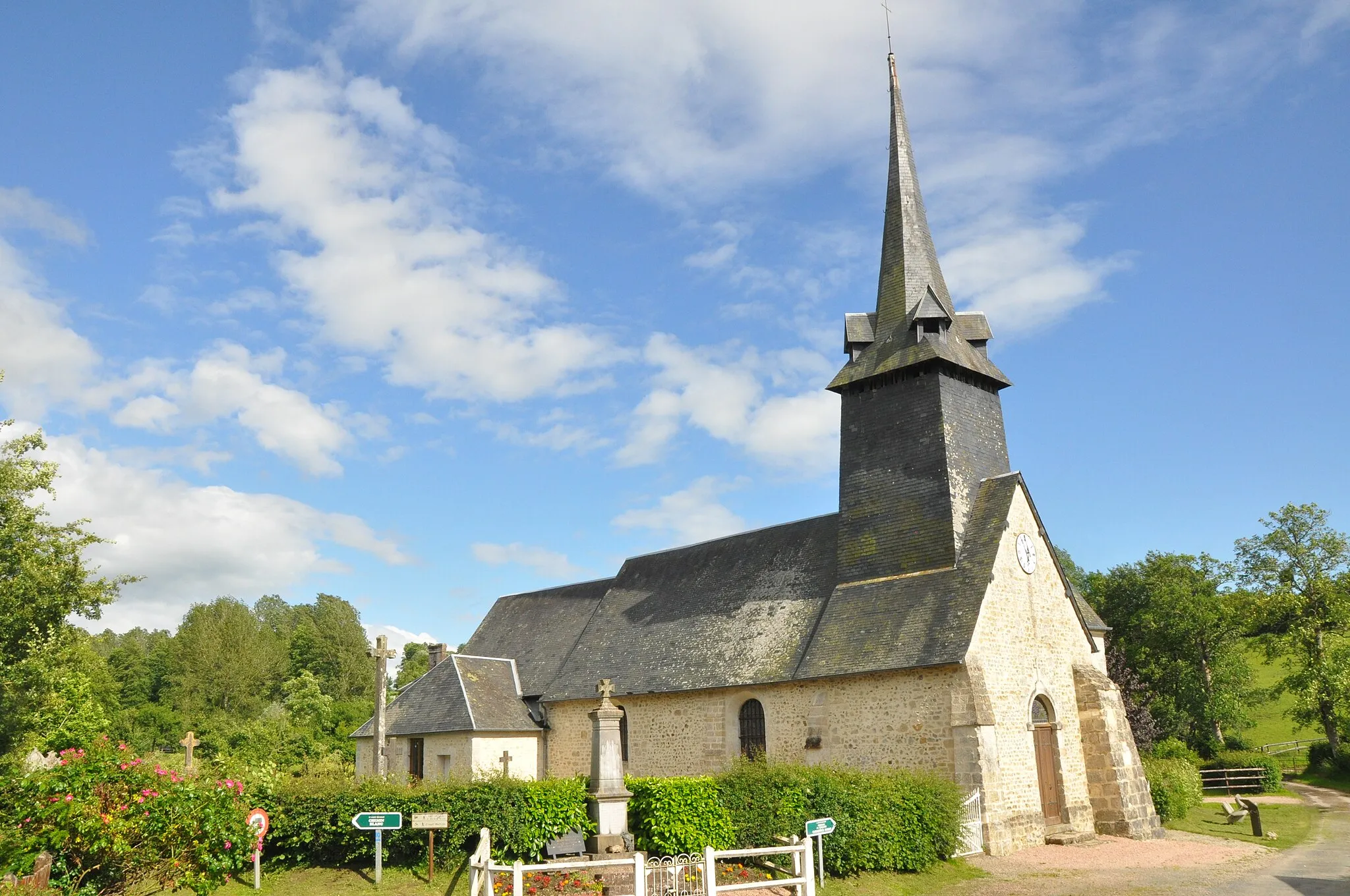 Photo showing: Church of La Roque-Baignard  (France, Normandy)