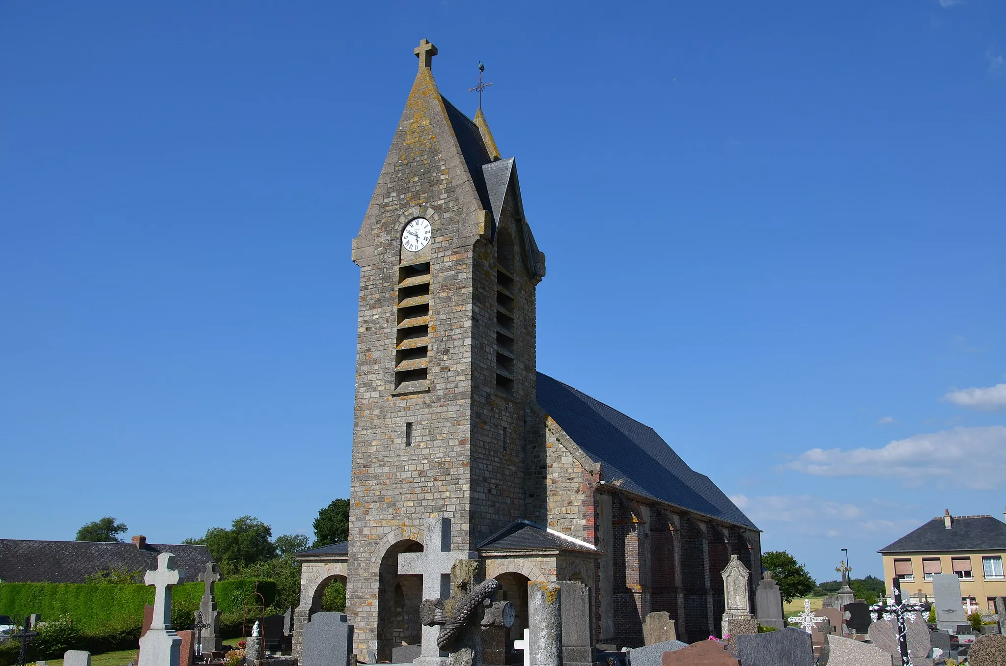 Photo showing: Église Saint-Jean de Saint-Jean-des-Essartiers.