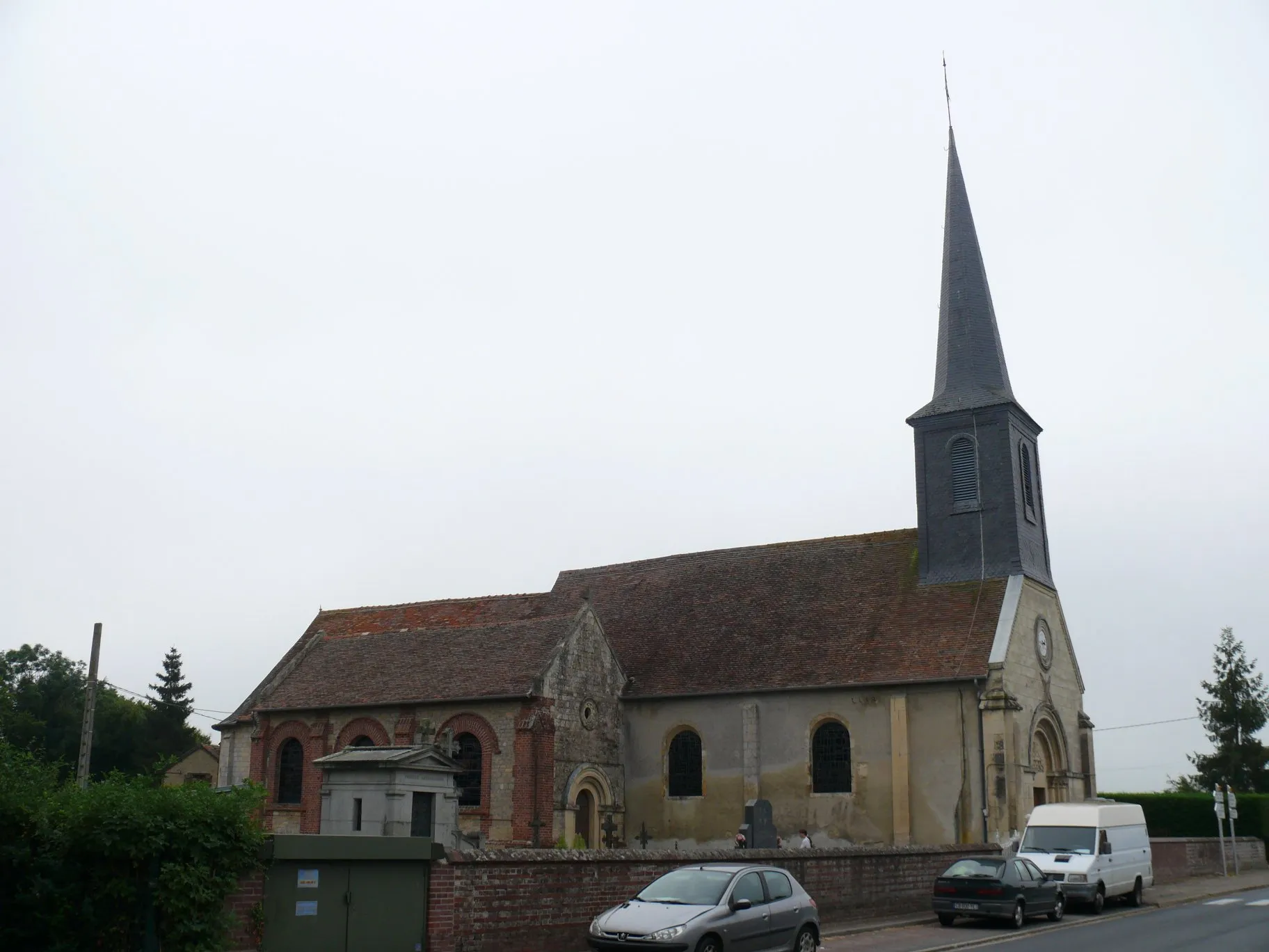 Photo showing: Saint-Vigor's church of Saint-Loup-de-Fribois (Calvados, Basse-Normandie, France).