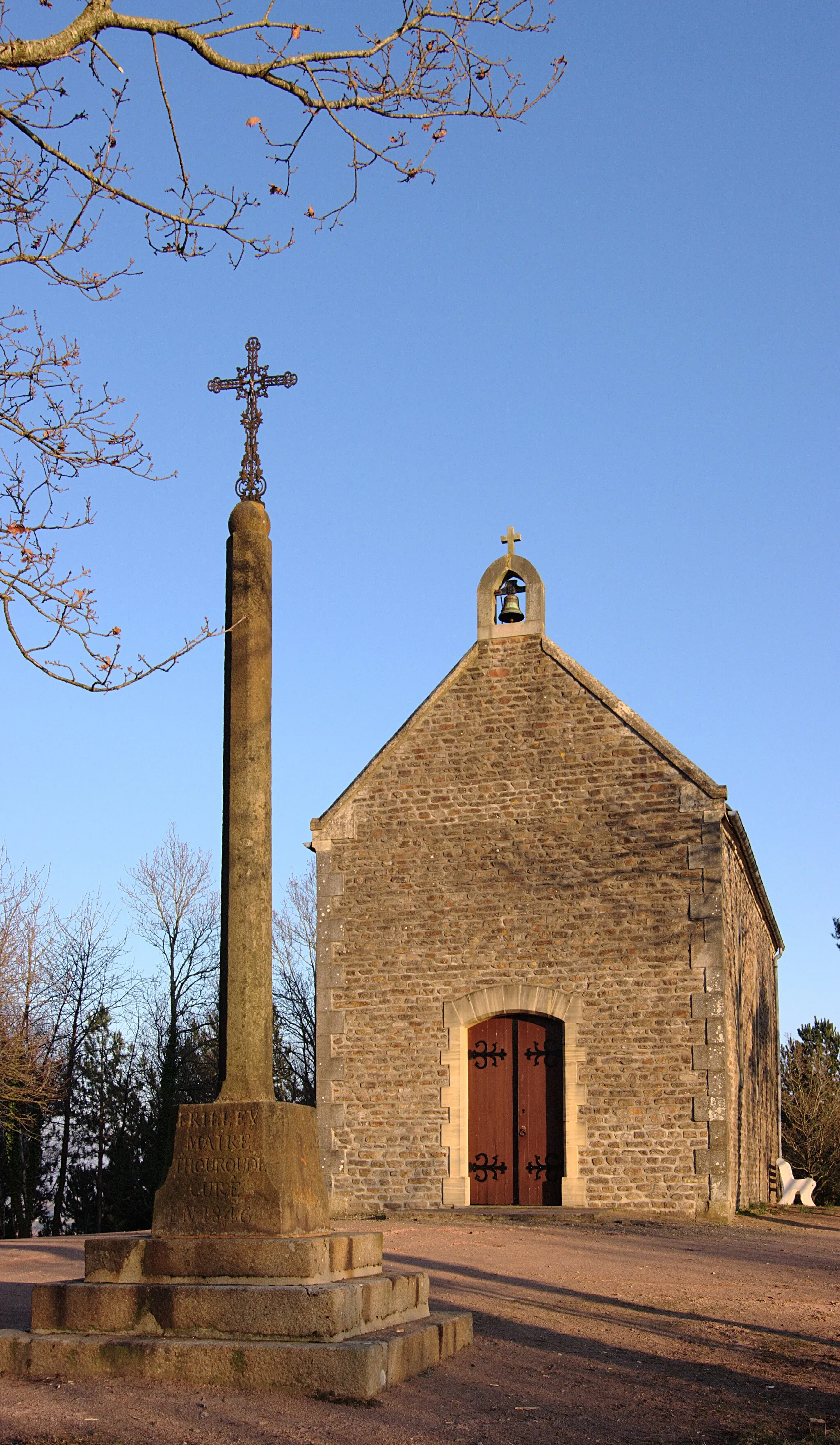 Photo showing: La chapelle Saint-Joseph, sur la commune de Saint Martin-de-Sallen (Calvados, France).