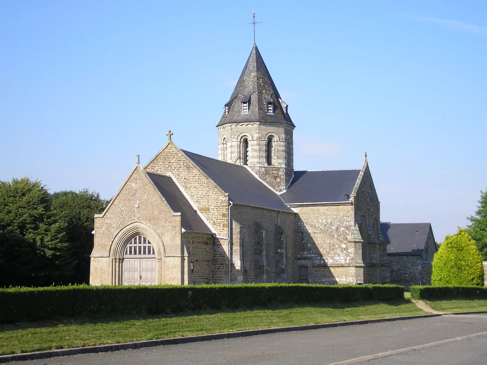 Photo showing: L'église de Sainte-Marie-Laumont (France, Normandie).