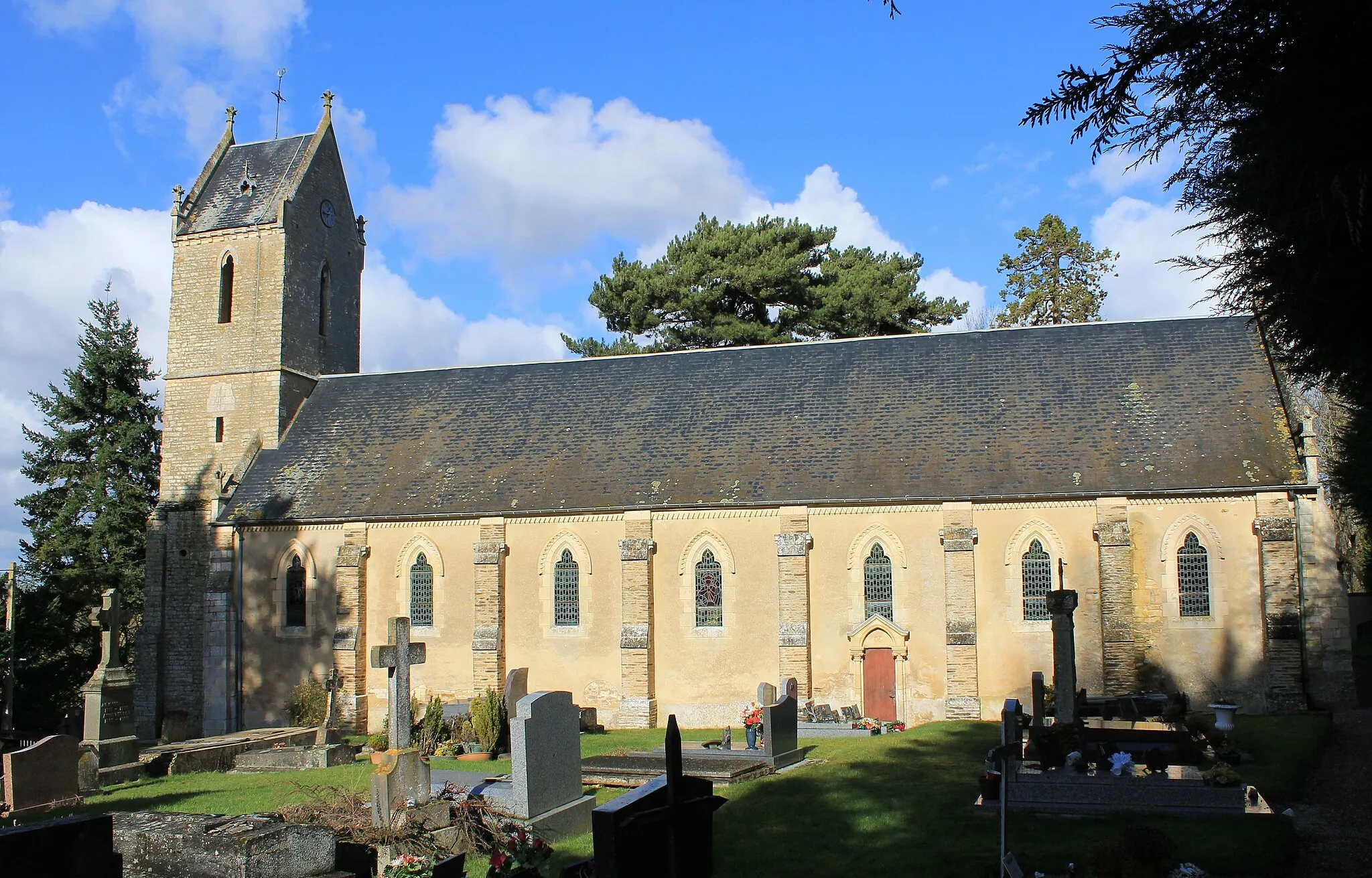 Photo showing: Église Saint-Martin de Neuilly-le-Malherbe à Vacognes-Neuilly (Calvados)