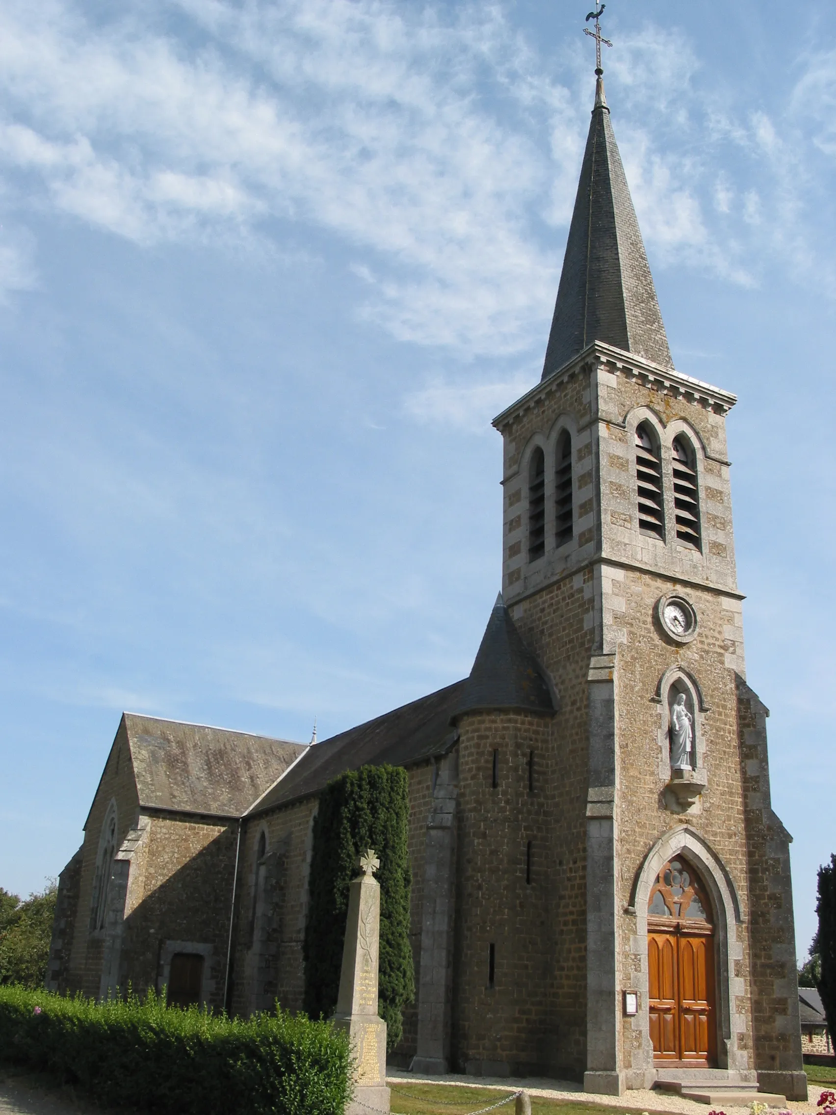 Photo showing: Eglise d'Avrilly, canton de Domfront, Orne