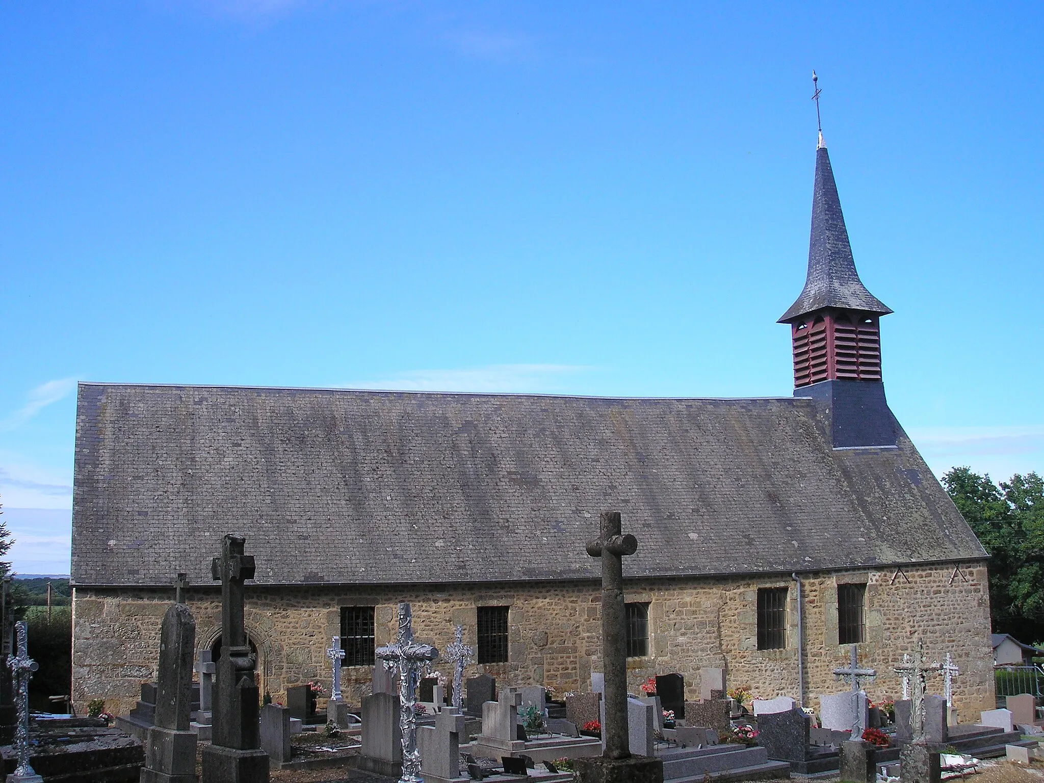 Photo showing: Notre-Dame-du-Rocher (Normandie, France). L'église Notre-Dame.