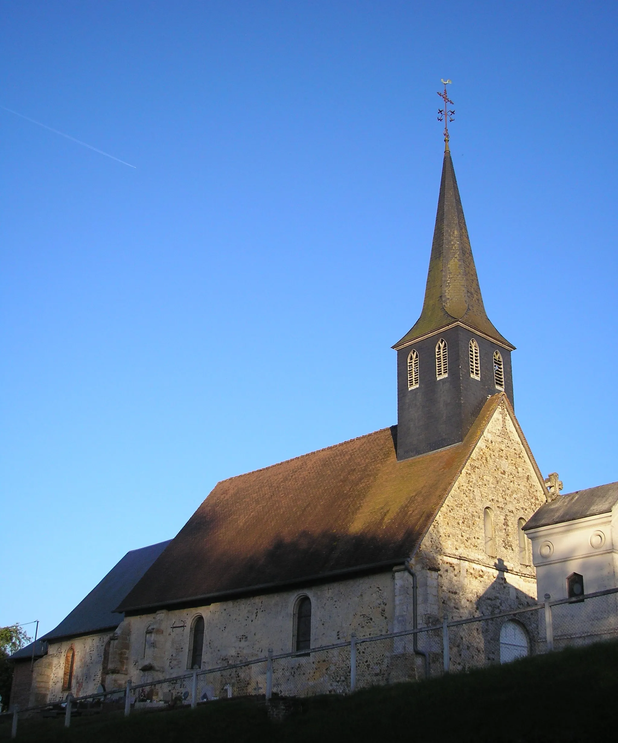 Photo showing: Pontchardon (Normandie, France). L'église Saint-Martin.