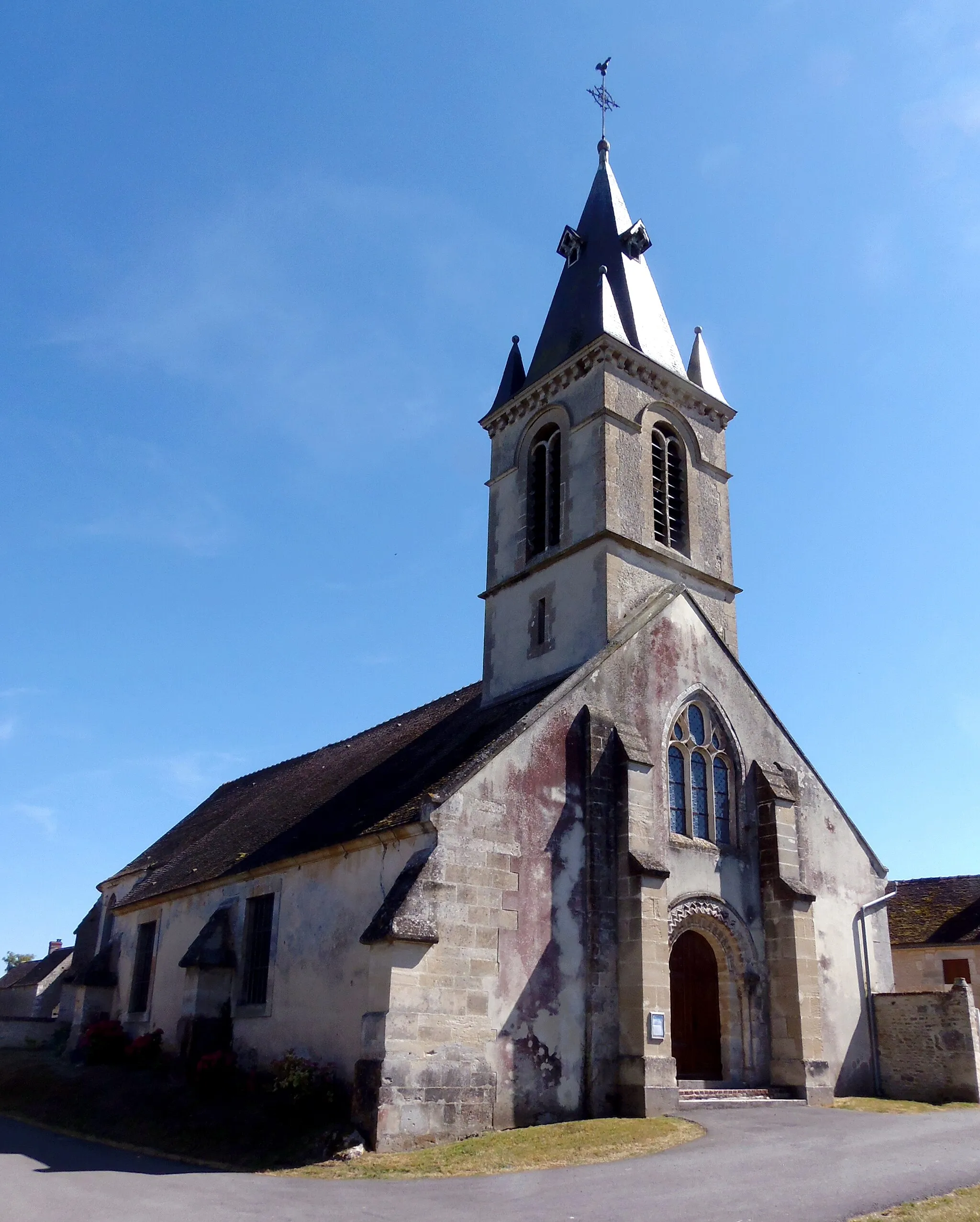 Photo showing: Ommoy (Normandie, France). L'église Notre-Dame.