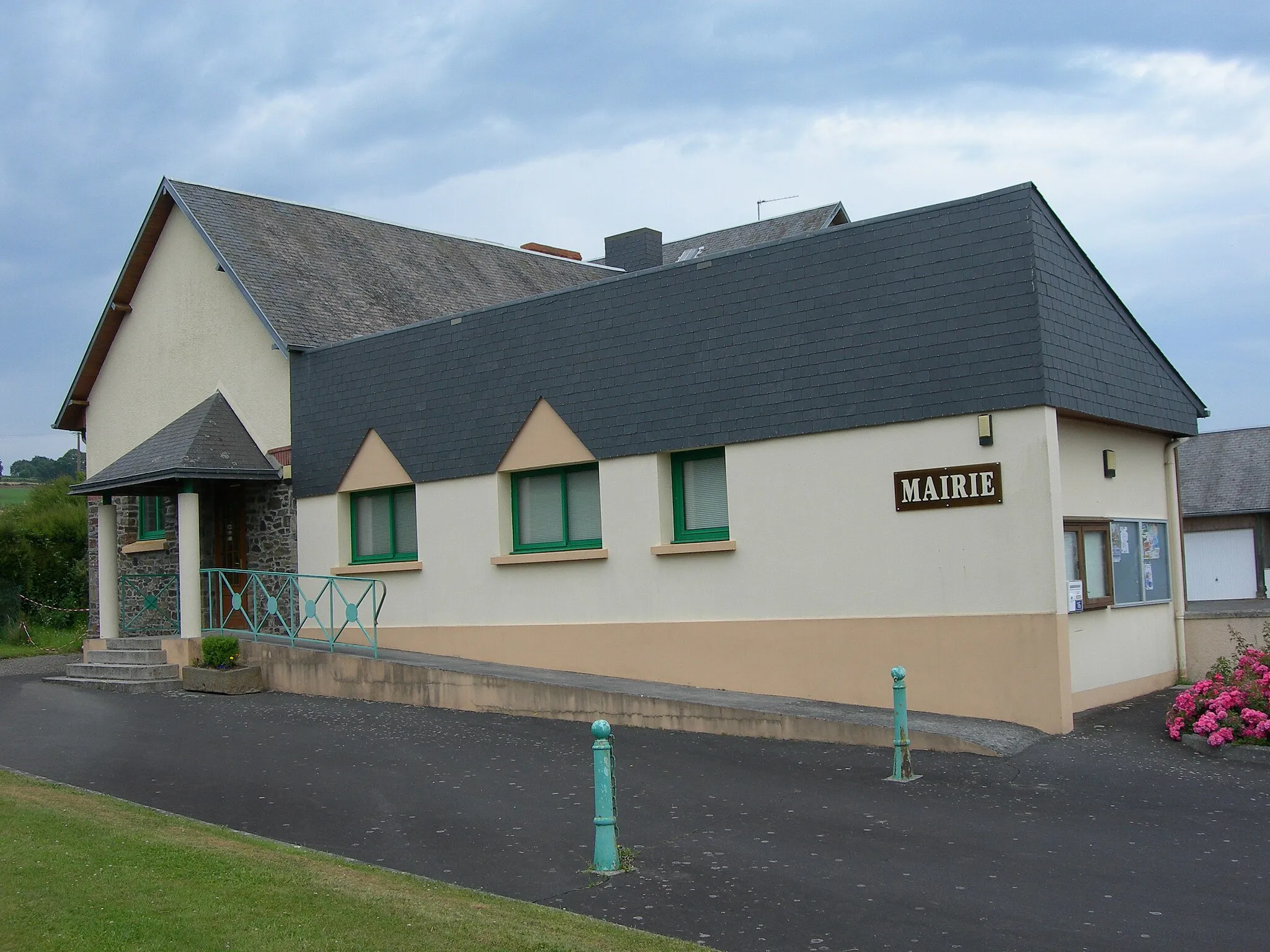 Photo showing: Mairie de Précorbin, Manche, Normandie, France