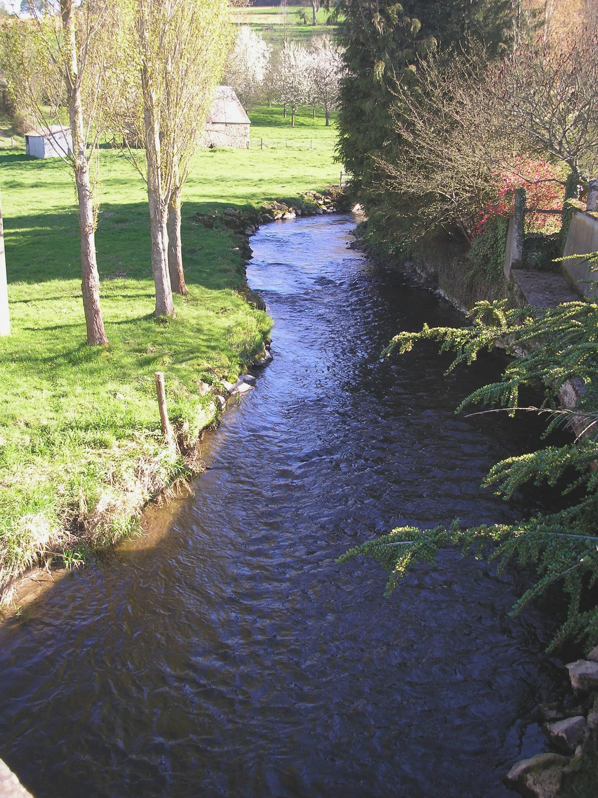 Photo showing: Le Noireau entre Cerisy-Belle-Étoile et Saint-Pierre-d'Entremont (Normandie, France).