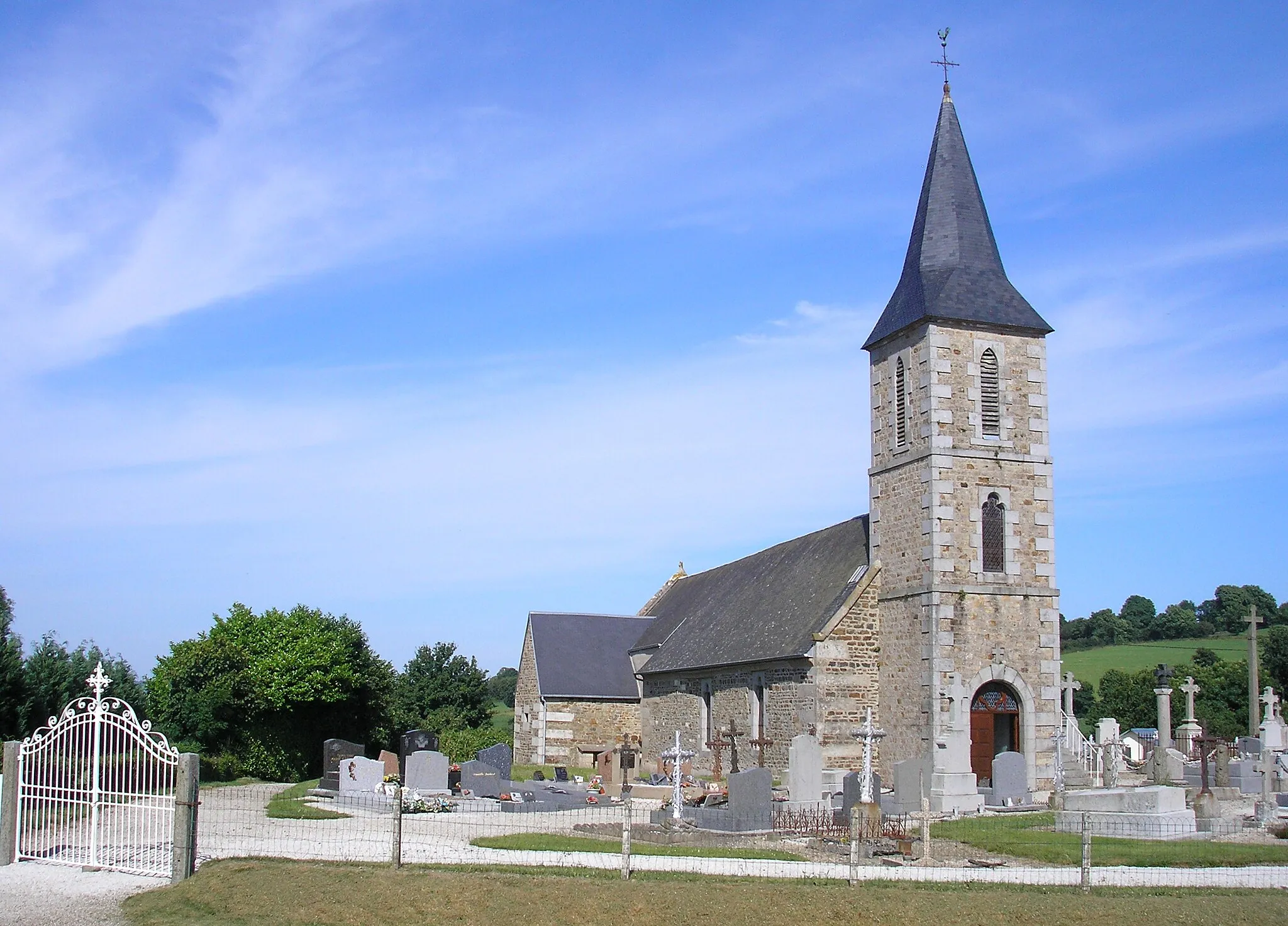 Photo showing: Morigny (Normandie, France). L'église Notre-Dame.