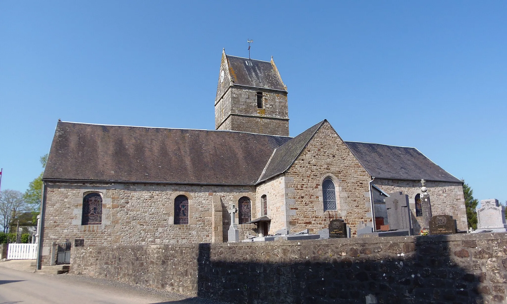 Photo showing: Beslon (Normandie, France). L'église Notre-Dame.