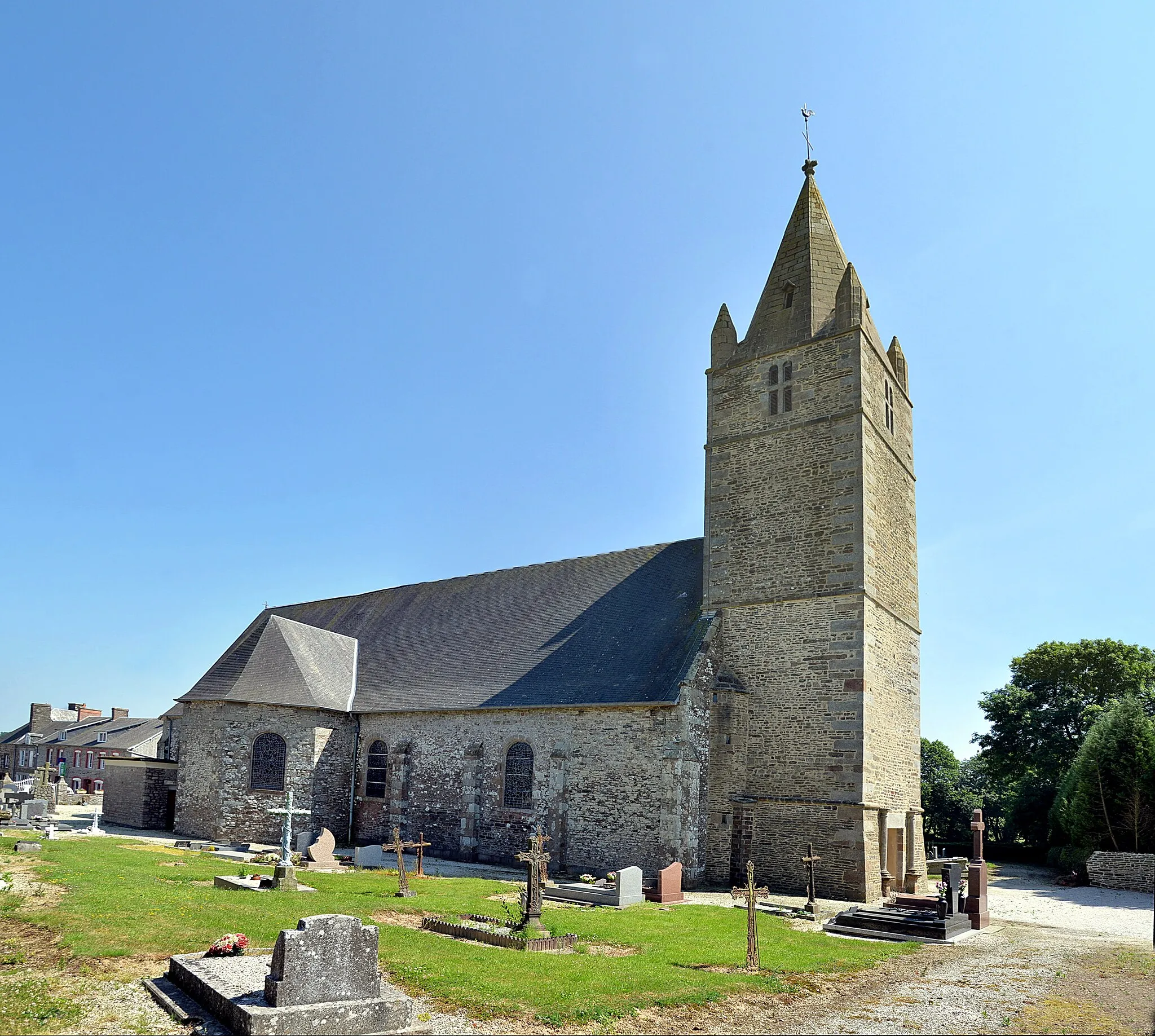Photo showing: Le Mesnil-Garnier<>Église Sainte-Anne