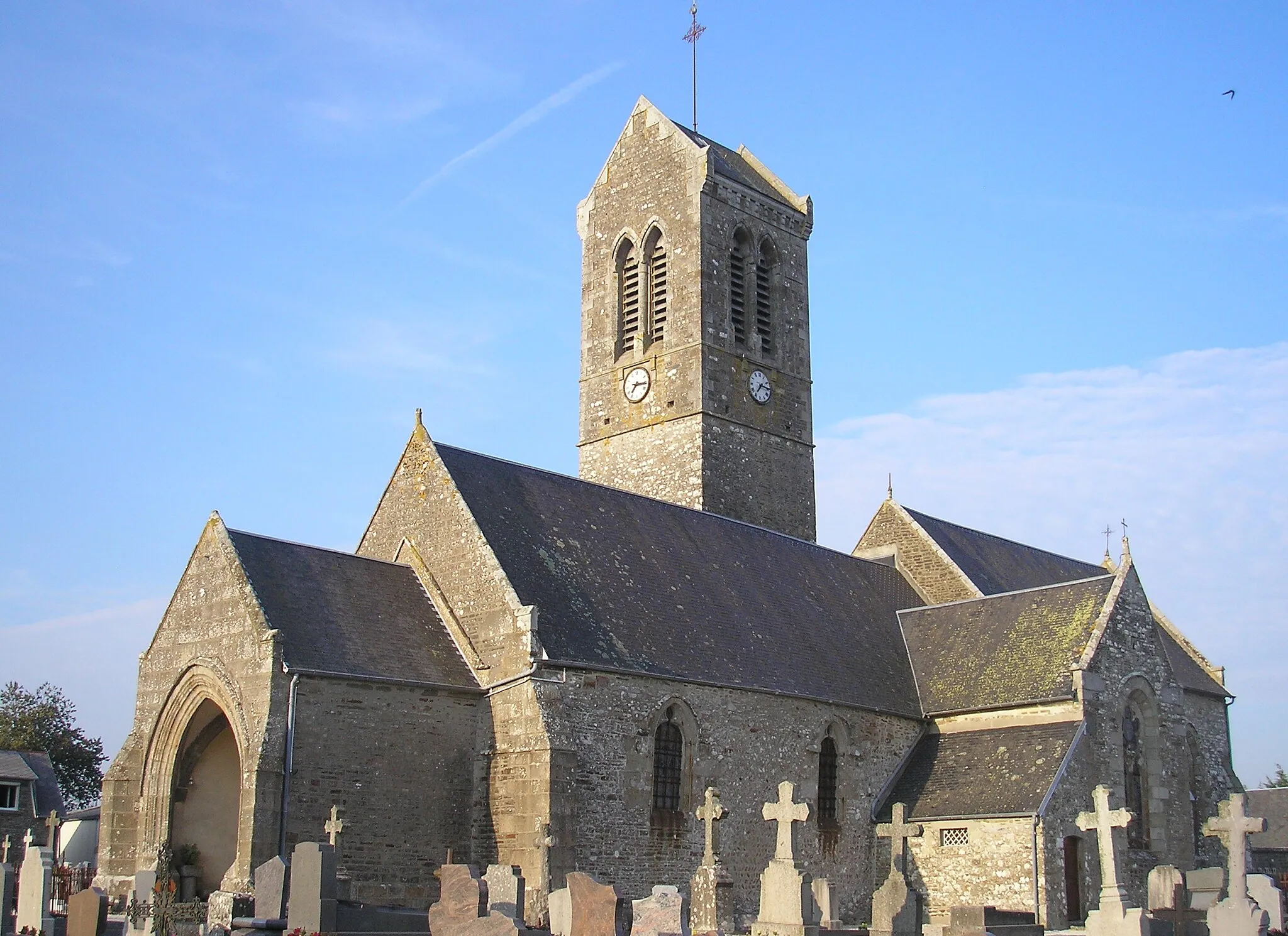 Photo showing: Fleury (Normandie, France). L'église Notre-Dame.