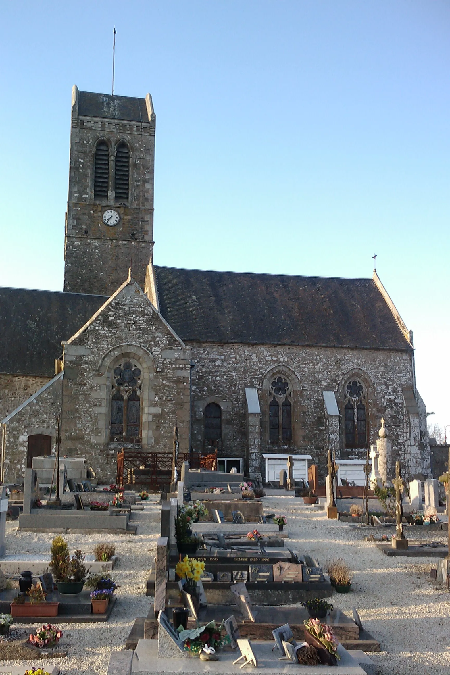 Photo showing: Église Notre-Dame de fr:Fleury (Manche)