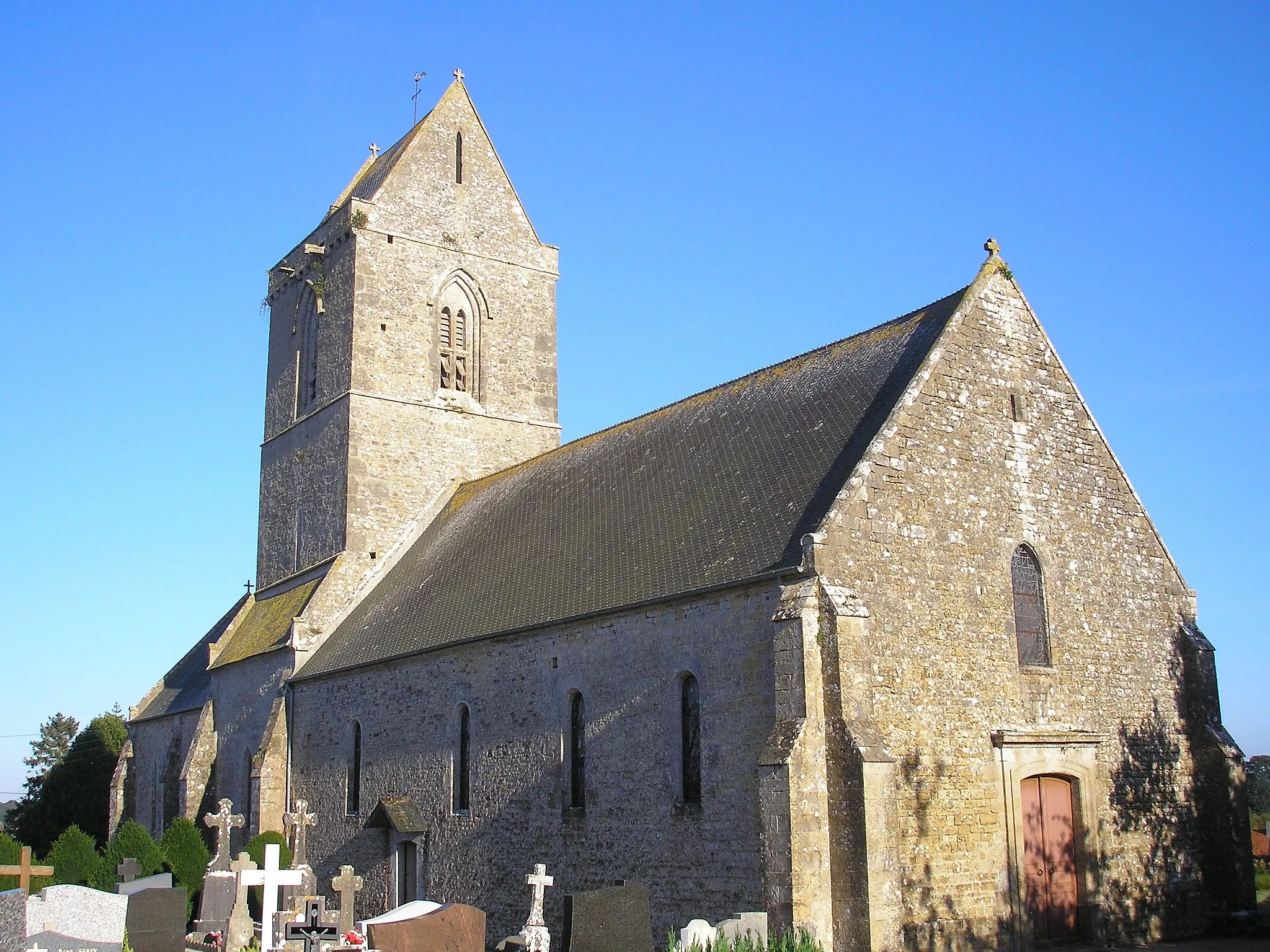 Photo showing: Vindefontaine (Normandie, France). L'église Saint-Martin.