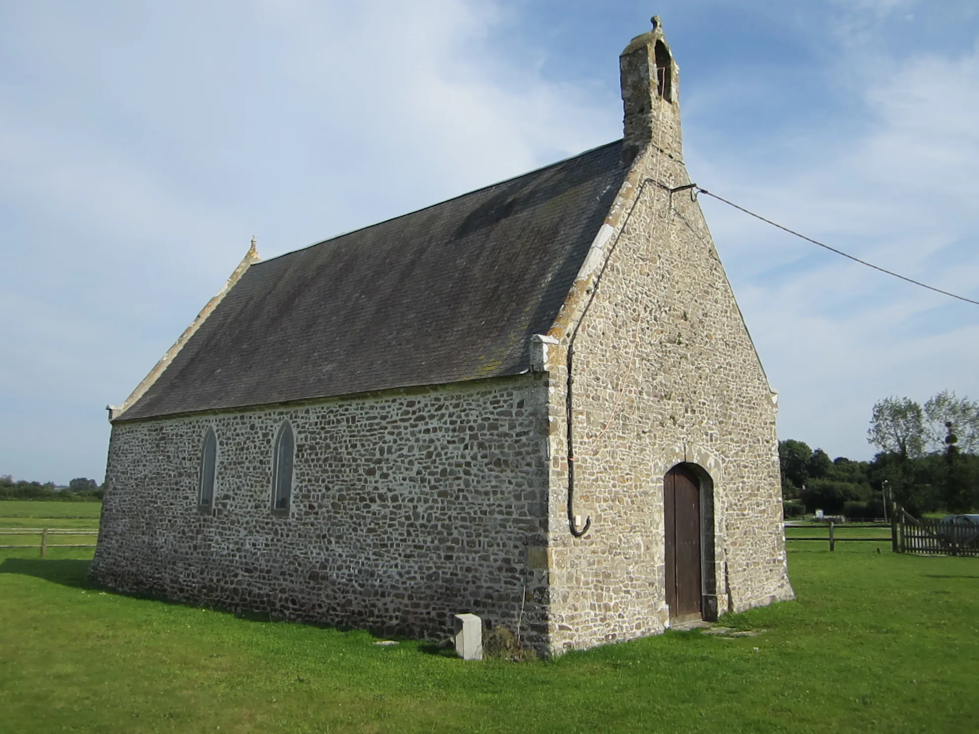 Photo showing: Chapelle Sainte-Anne des Marais, fr:Gorges (Manche)