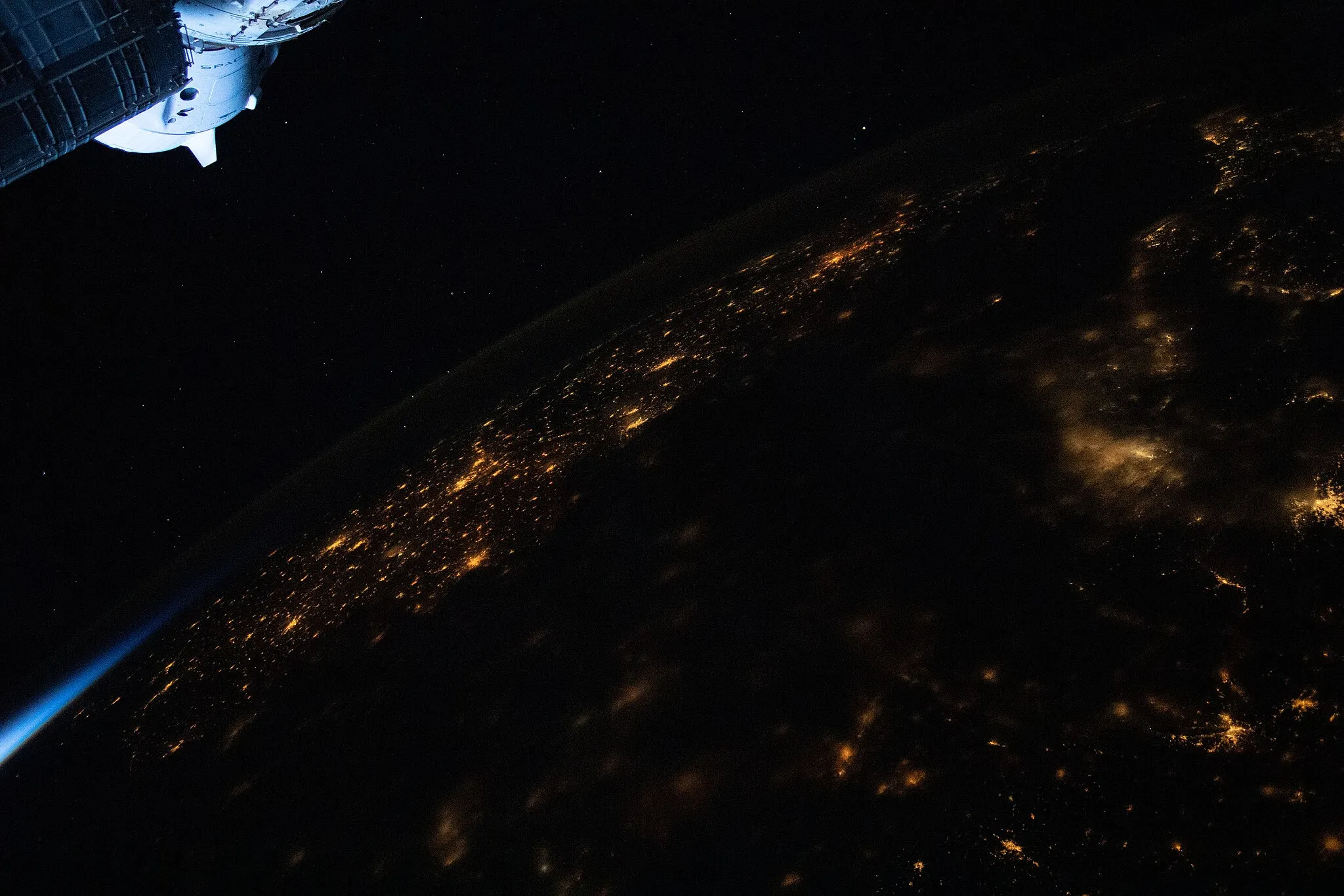 Photo showing: View of Earth taken during ISS Expedition 65.