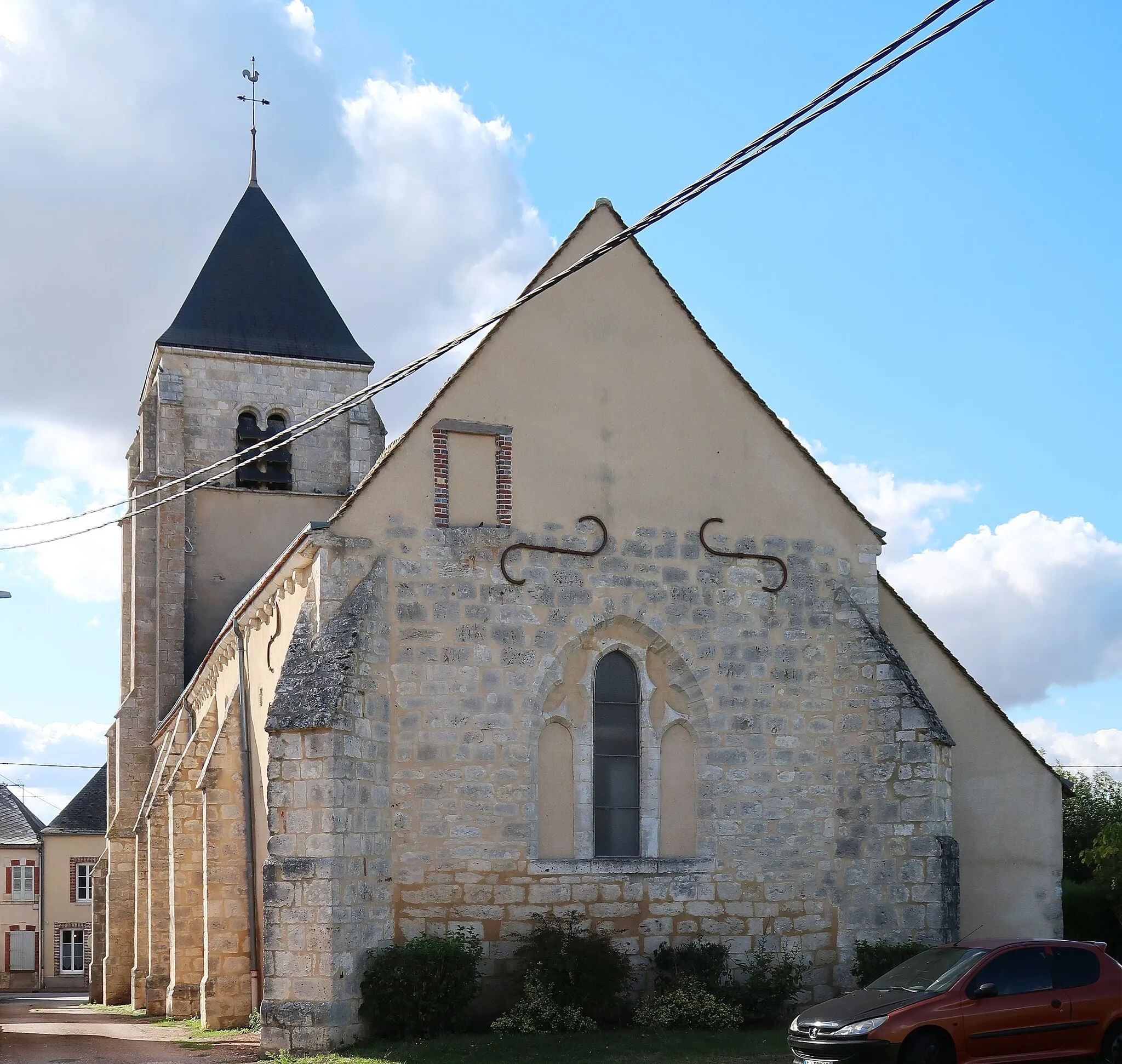 Photo showing: Melleroy, église