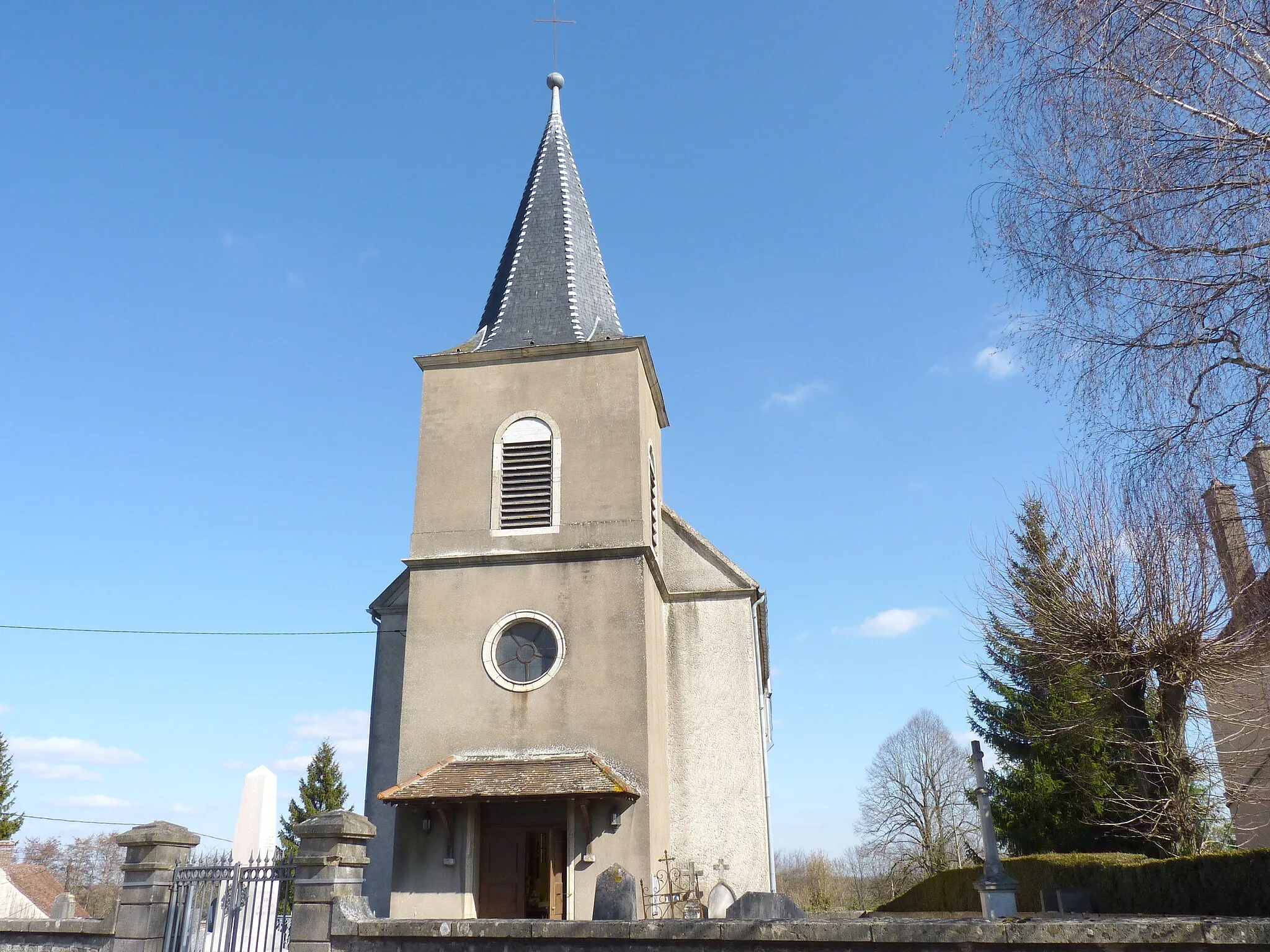 Photo showing: Église, Aubigny-en-Plaine (Côte d'Or, Bourgogne, France)