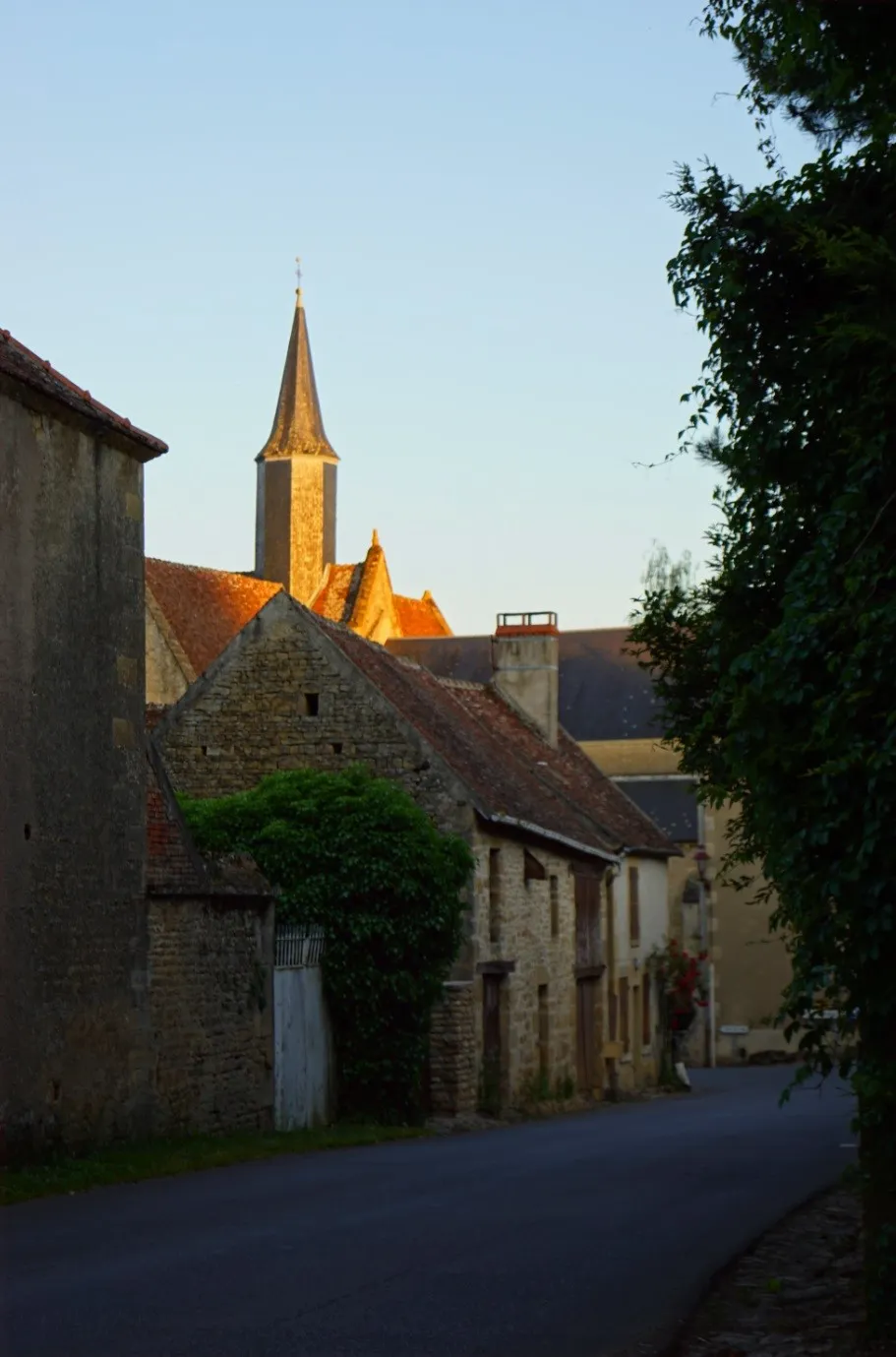 Photo showing: Clocher de l' église Saint Gervais