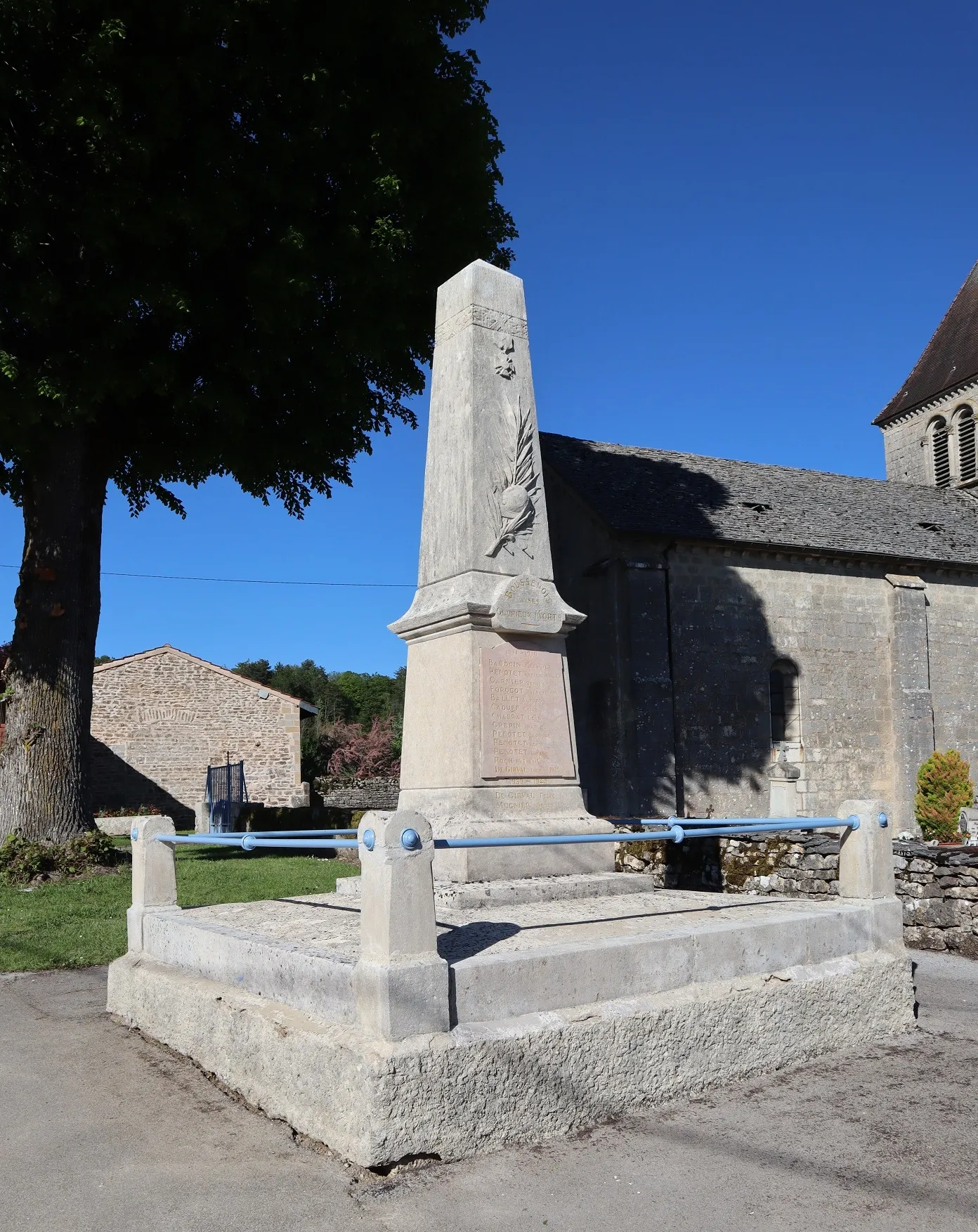 Photo showing: Monument aux morts de Boussenois (21).