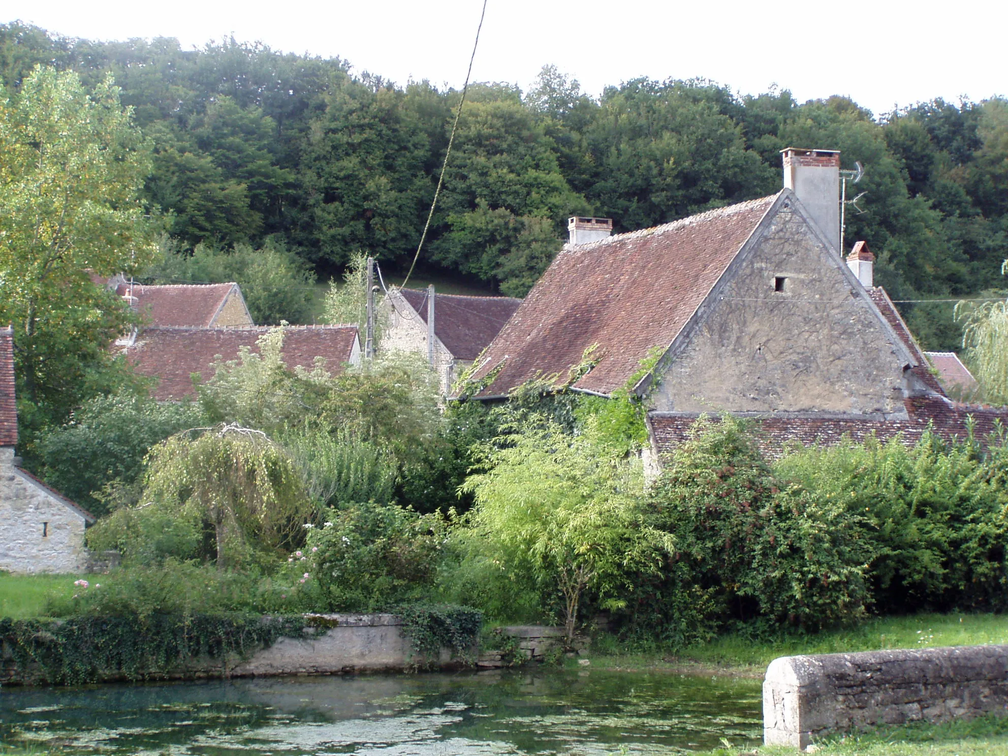 Photo showing: Vue partielle du hameau du Vaudoisy, Colméry (Nièvre).