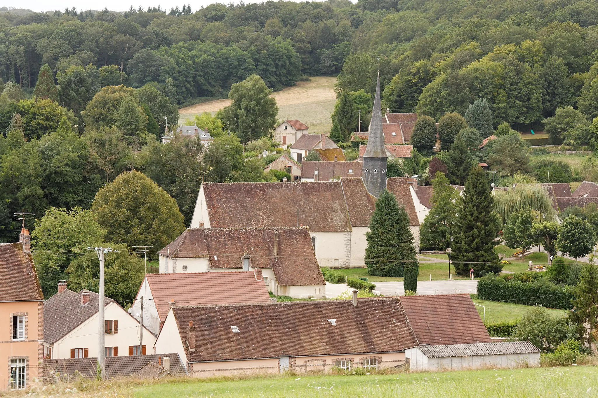 Photo showing: Le village vu du Nord