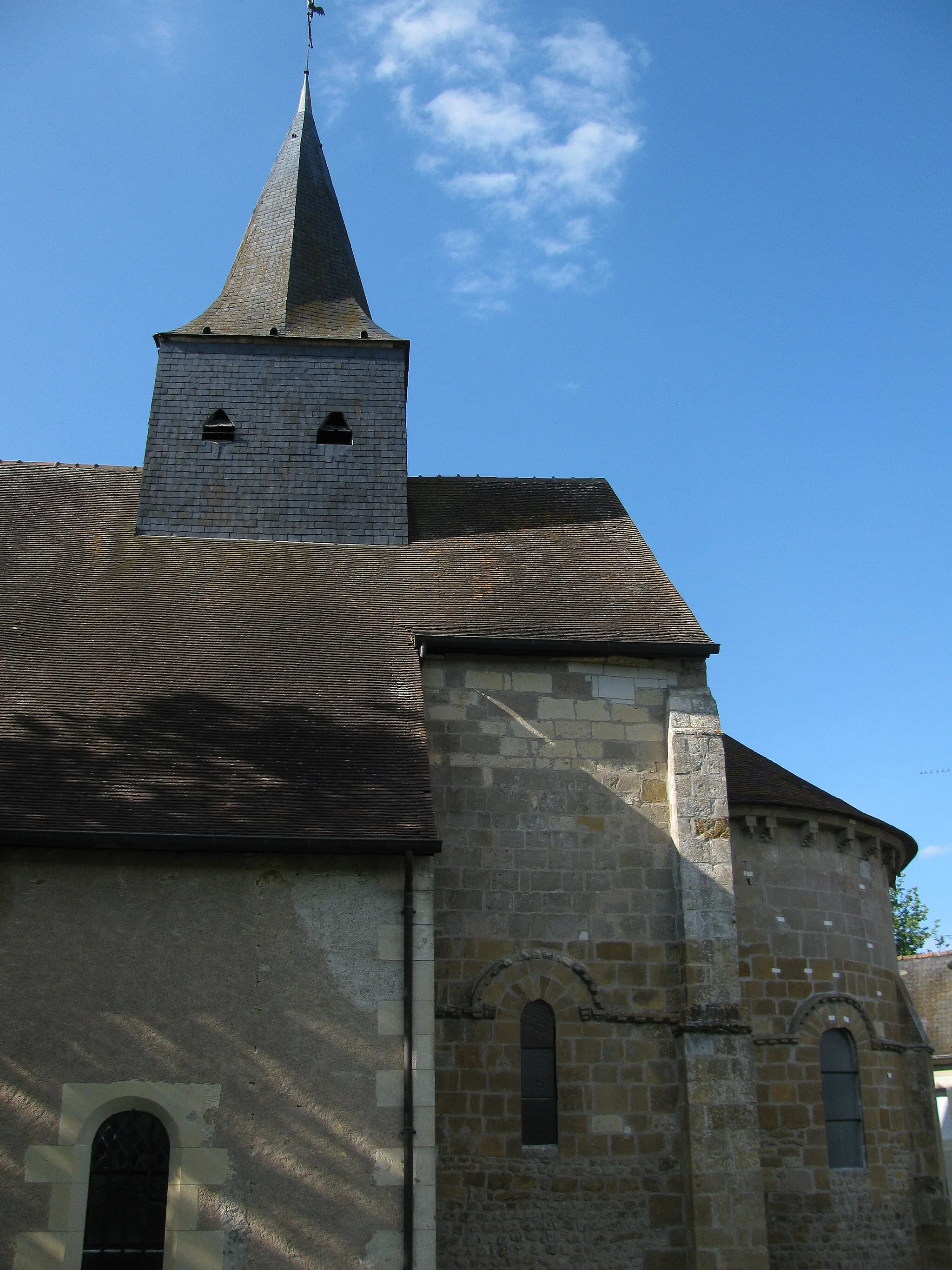 Photo showing: Église Saint-Louis à Montigny-aux-Amognes, Nièvre, France.