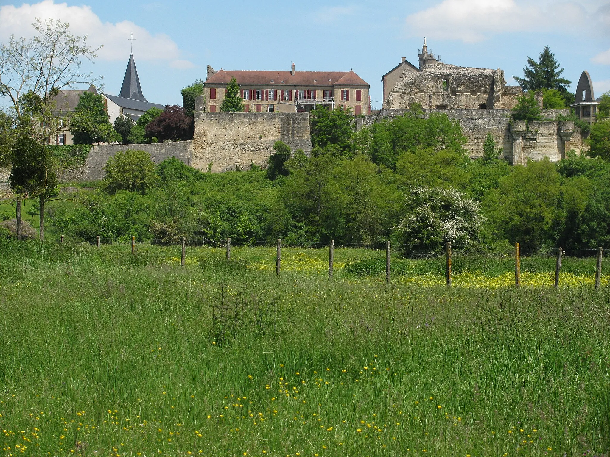 Photo showing: La ville de Decize et son château vu depuis Sud, Nièvre, France