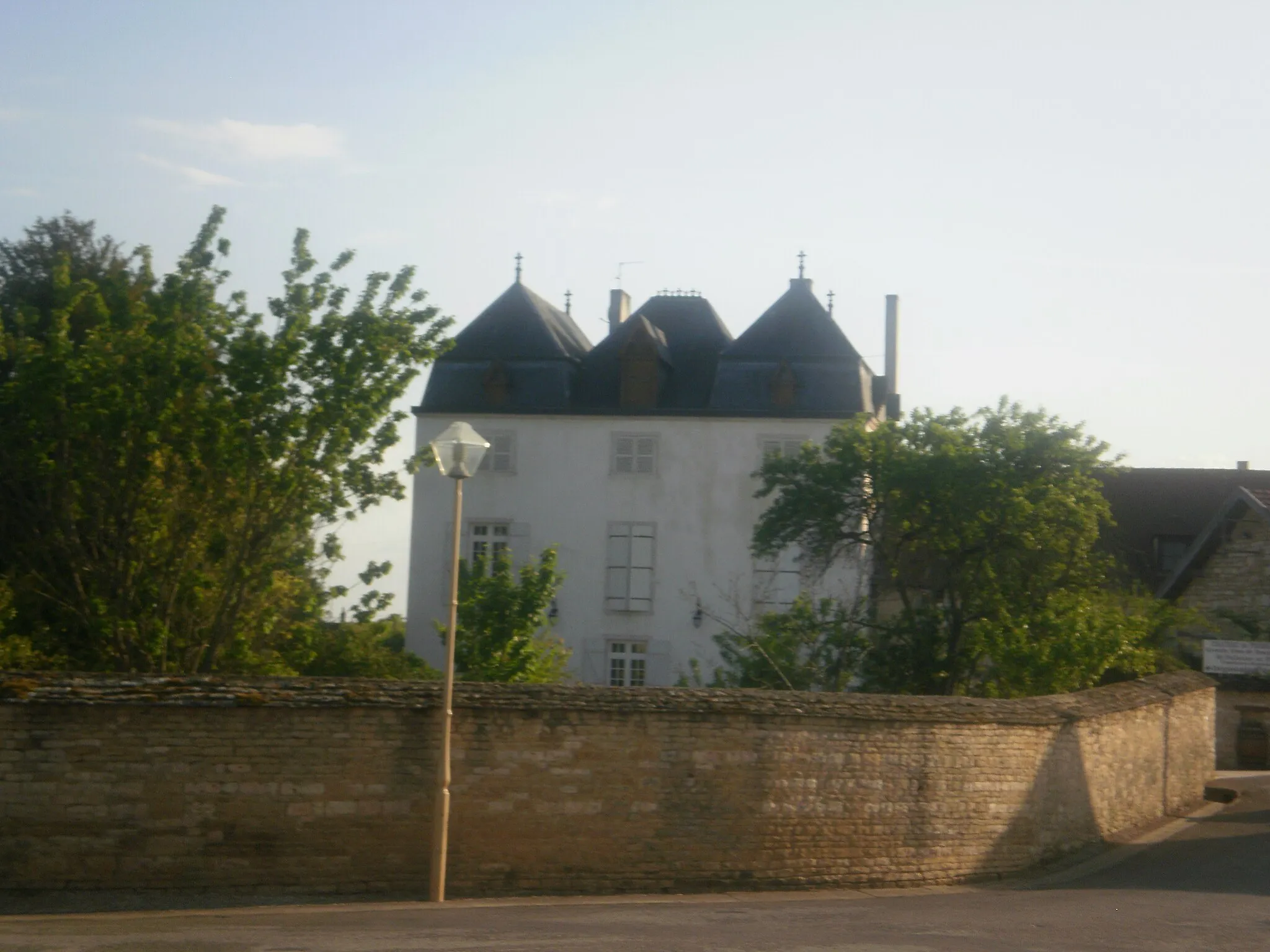 Photo showing: Château de l'ancienne aristocratie provinciale de Premeaux-Prissey (a survécu à la Révolution de 1789). Actuellement, le château est utilisé comme centre d'un domaine viticole.